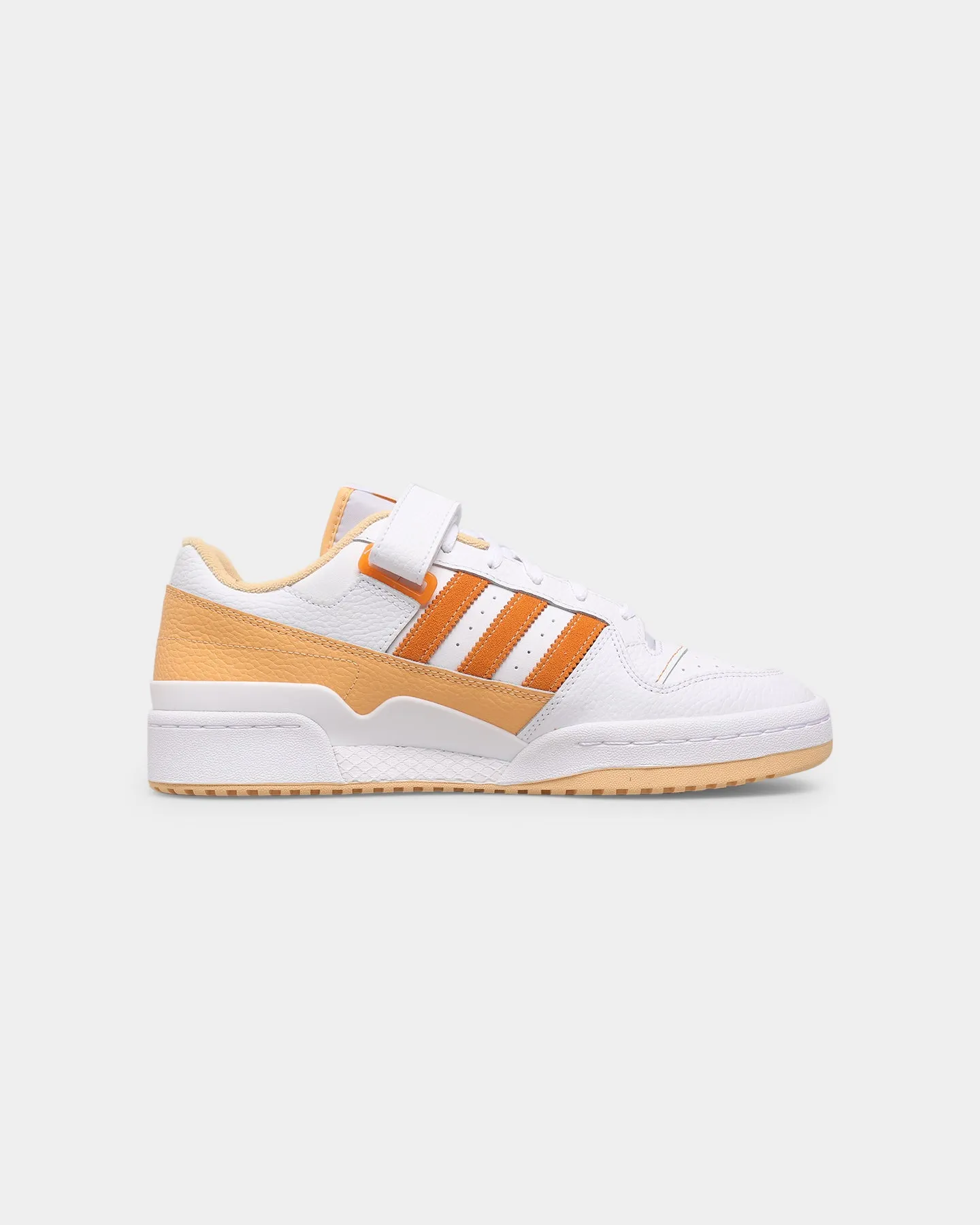 Adidas Forum Low Cloud White/Pulse Amber/Orange Rush Suede Soft Arch Fit