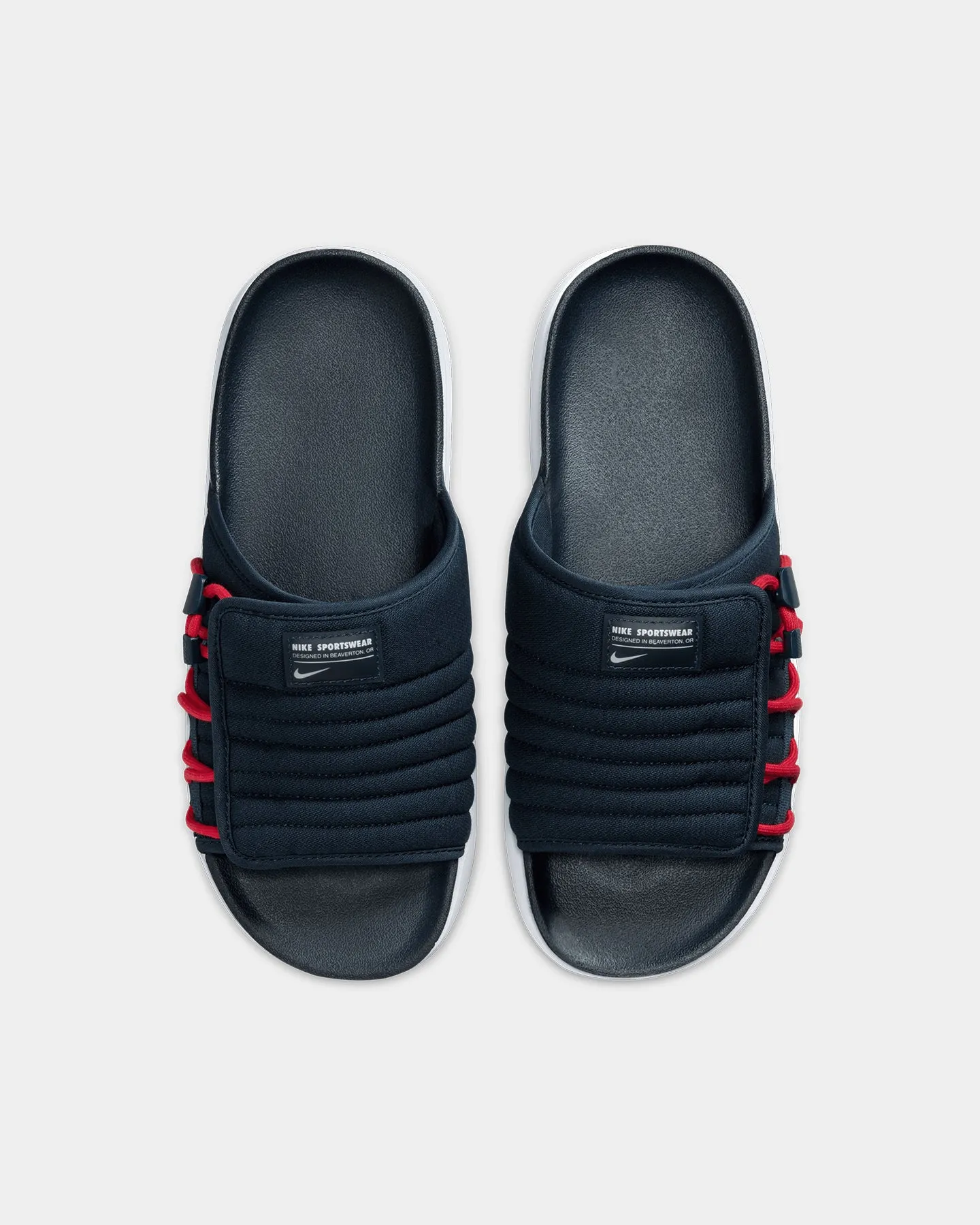 Breathable Indoor Fitness Responsive Cushion Fitness Lovers Nike Asuna 2 Slides Obsidian/White