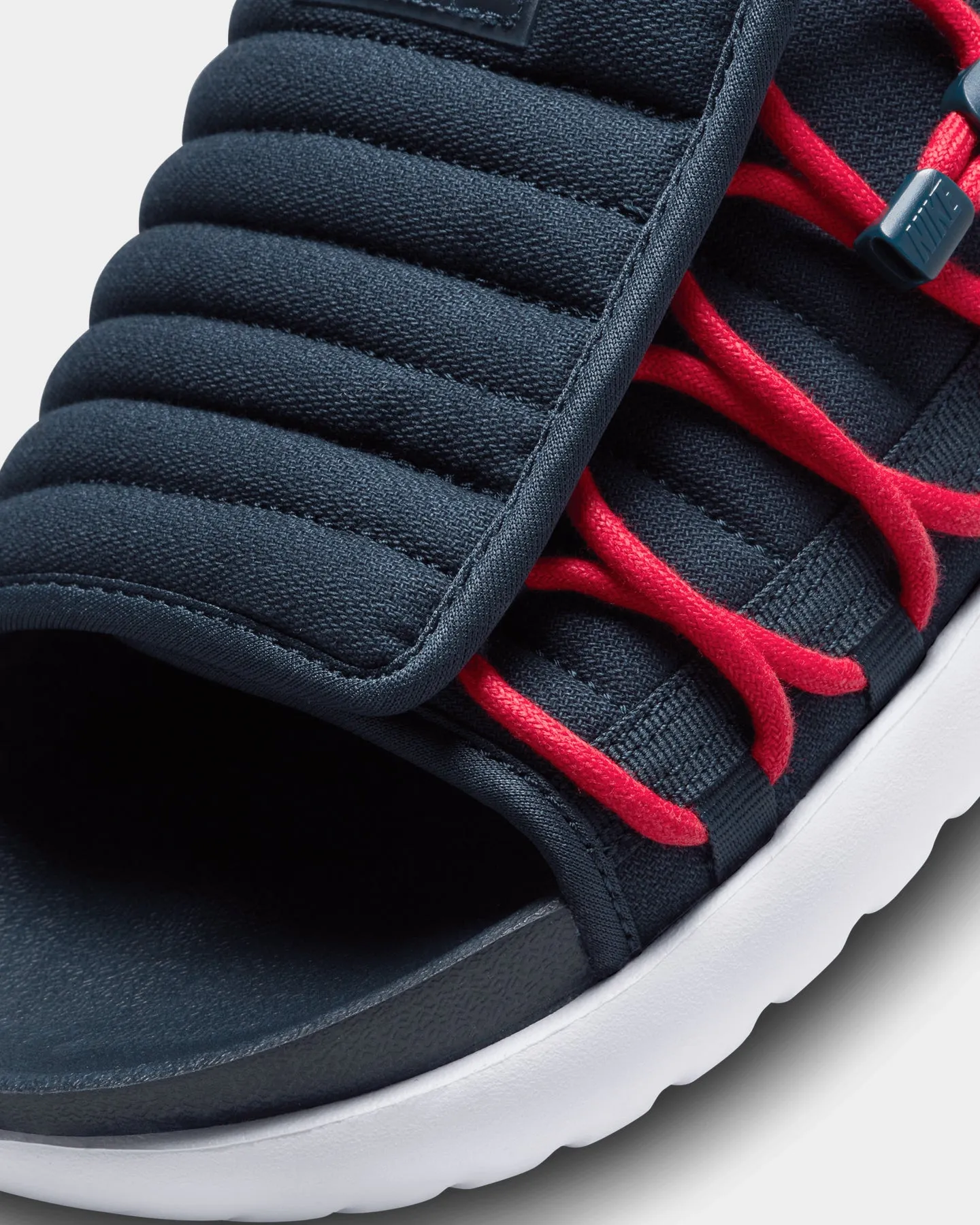 Nike Asuna 2 Slides Obsidian/White Comfort Heel