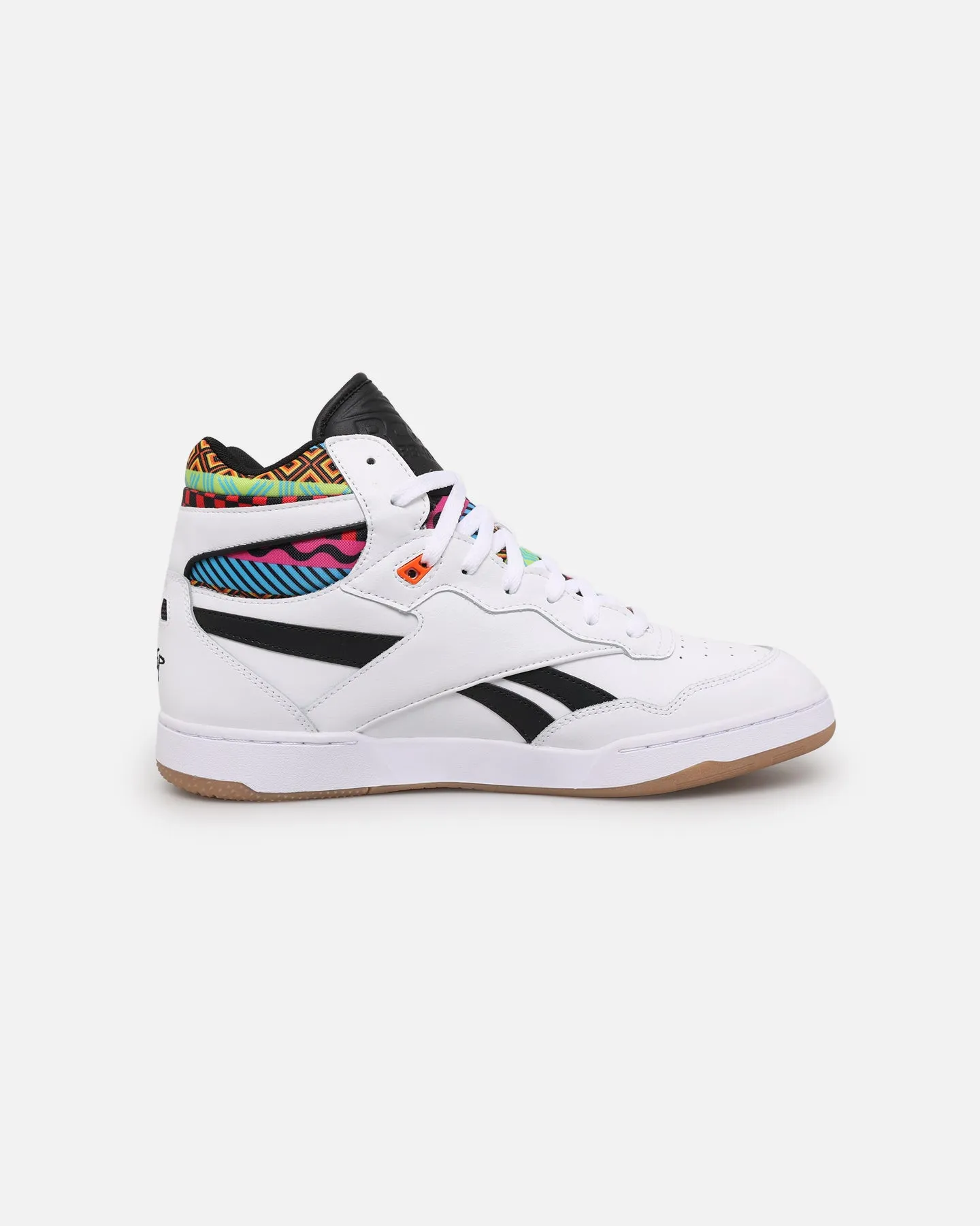 Reebok BB 4000 II Mid Blacktop White/Black Runway Glow