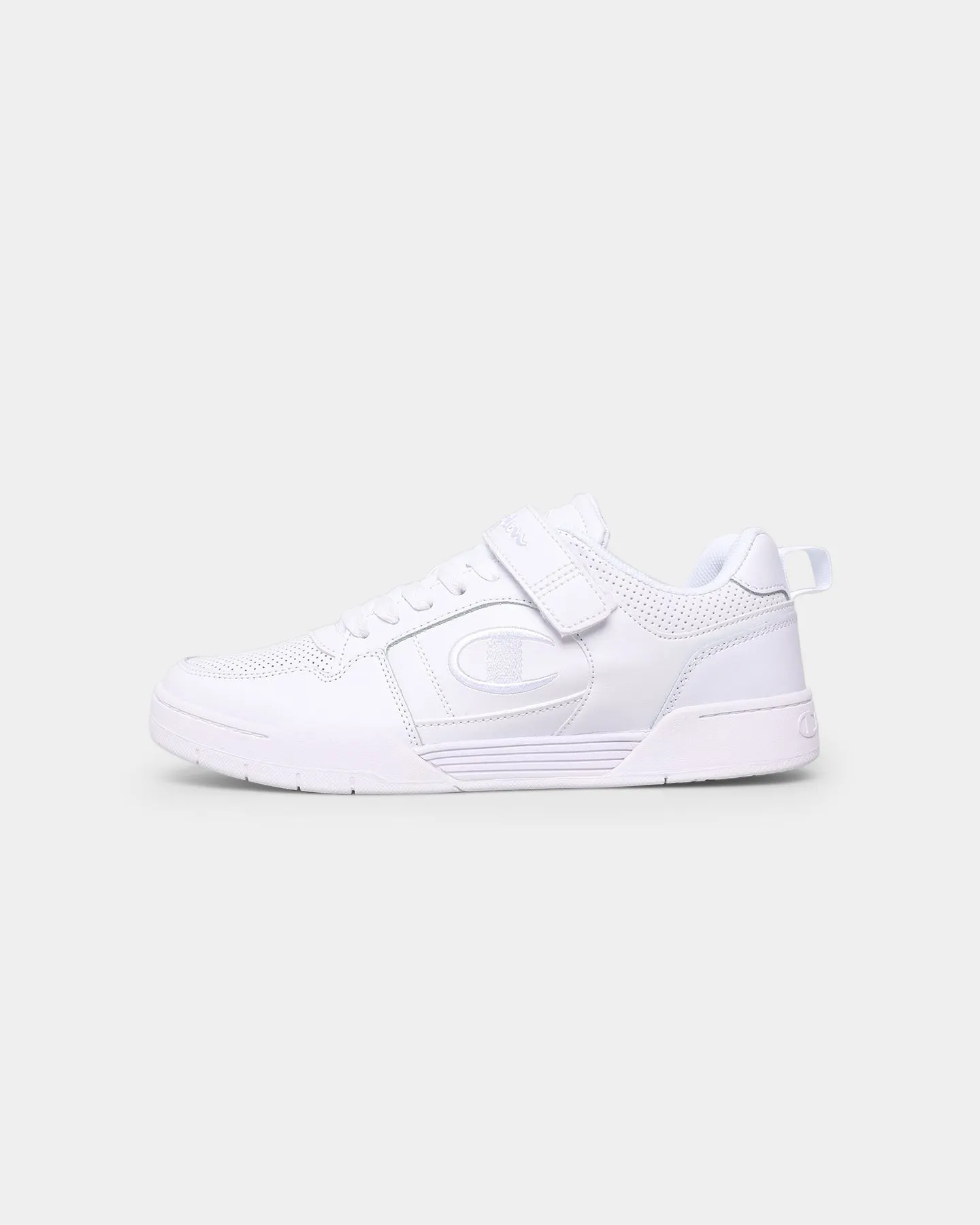 Champion Arena Power Low Sneaker White/Gum Virtual Step Bright Gold