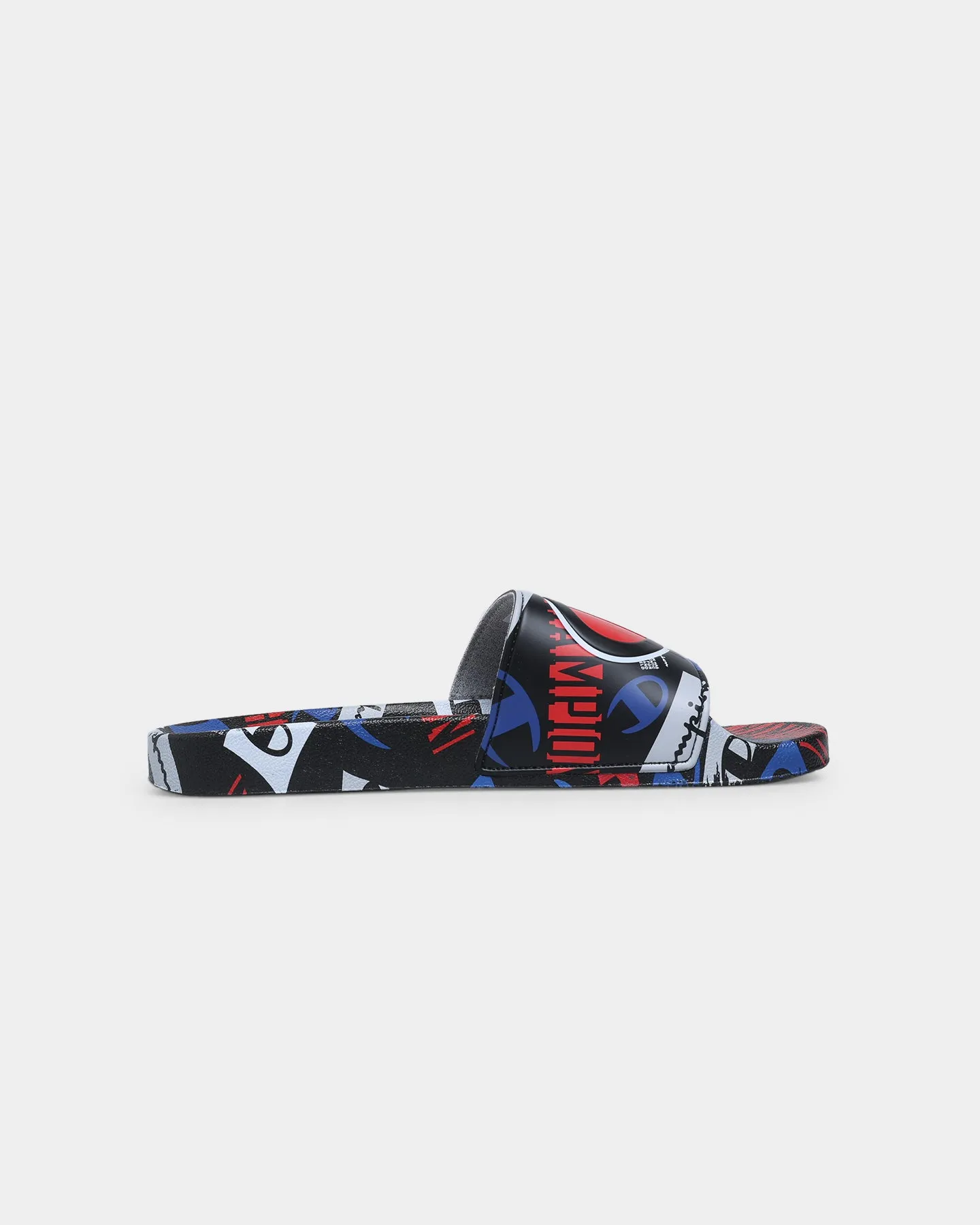 Champion IPO C Logo Slides Black/Multi Ultra Light Trail Running
