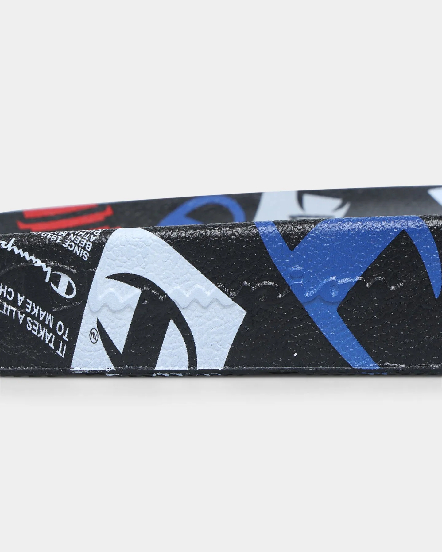 Champion IPO C Logo Slides Black/Multi Move Bold