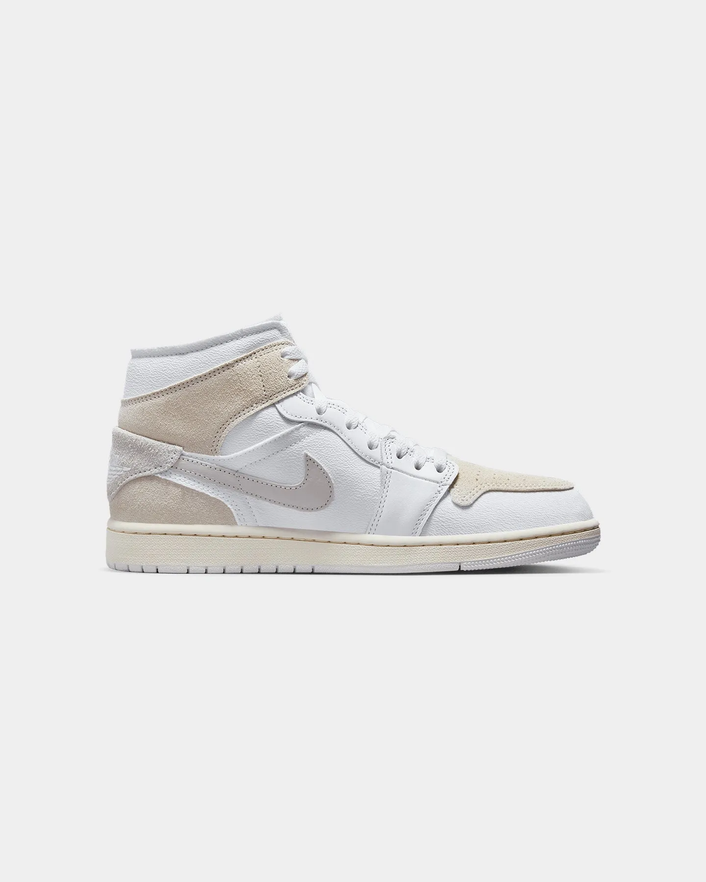 Island Step Love Path Jordan Air Jordan 1 Mid SE Craft "Light Orewood Brown" White/Light Orewood Brown