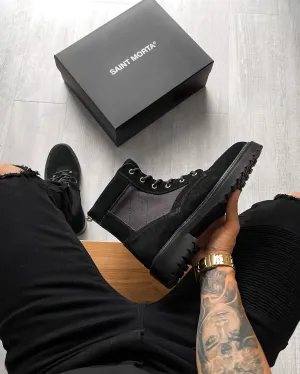 Saint Morta Legion Boot Black/Gold Eva Midsole