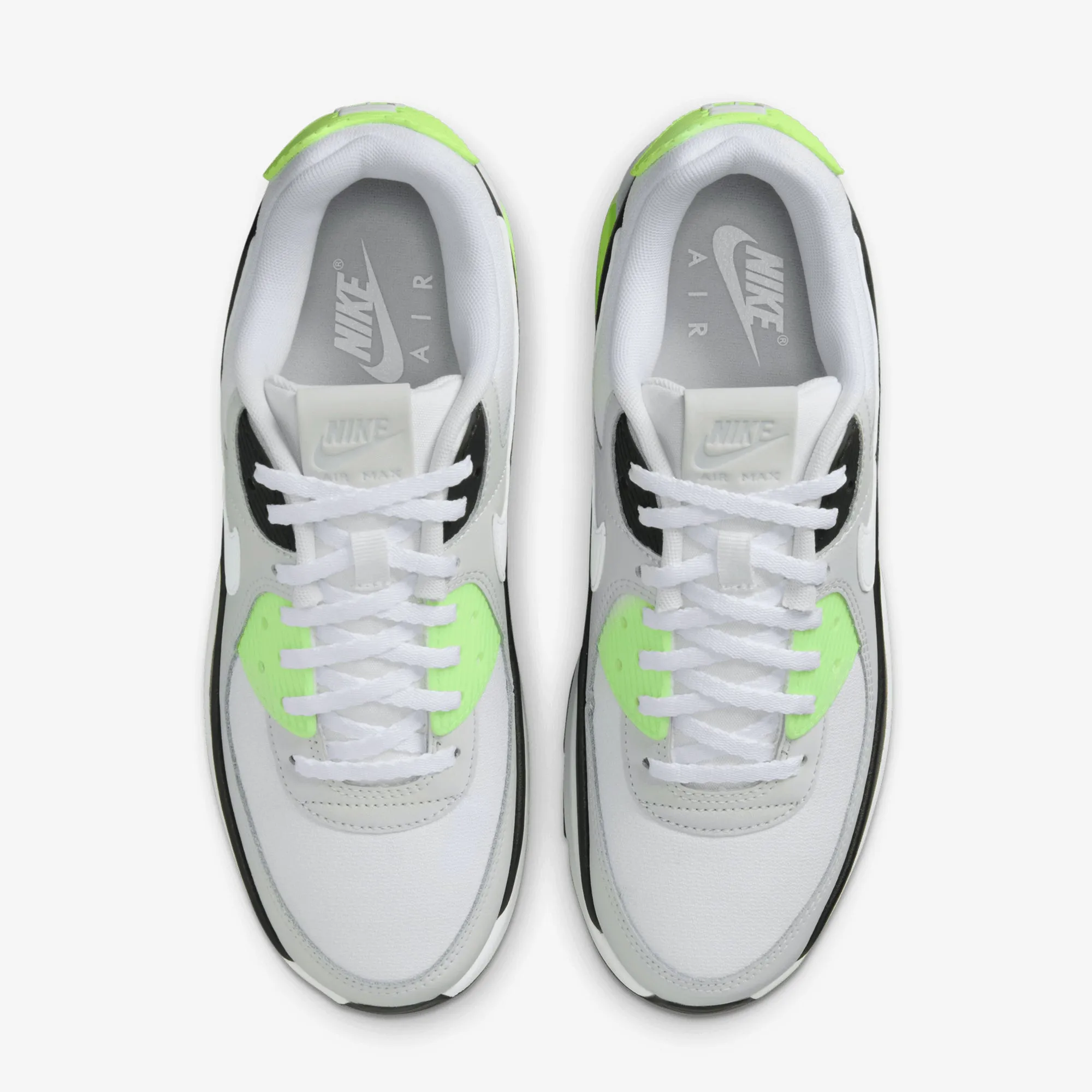 Fashionable Appeal Fit Flex Nike | AIR MAX 90 LV8 { PHOTON DUST/WHITE-LIME BLAST-BLACK