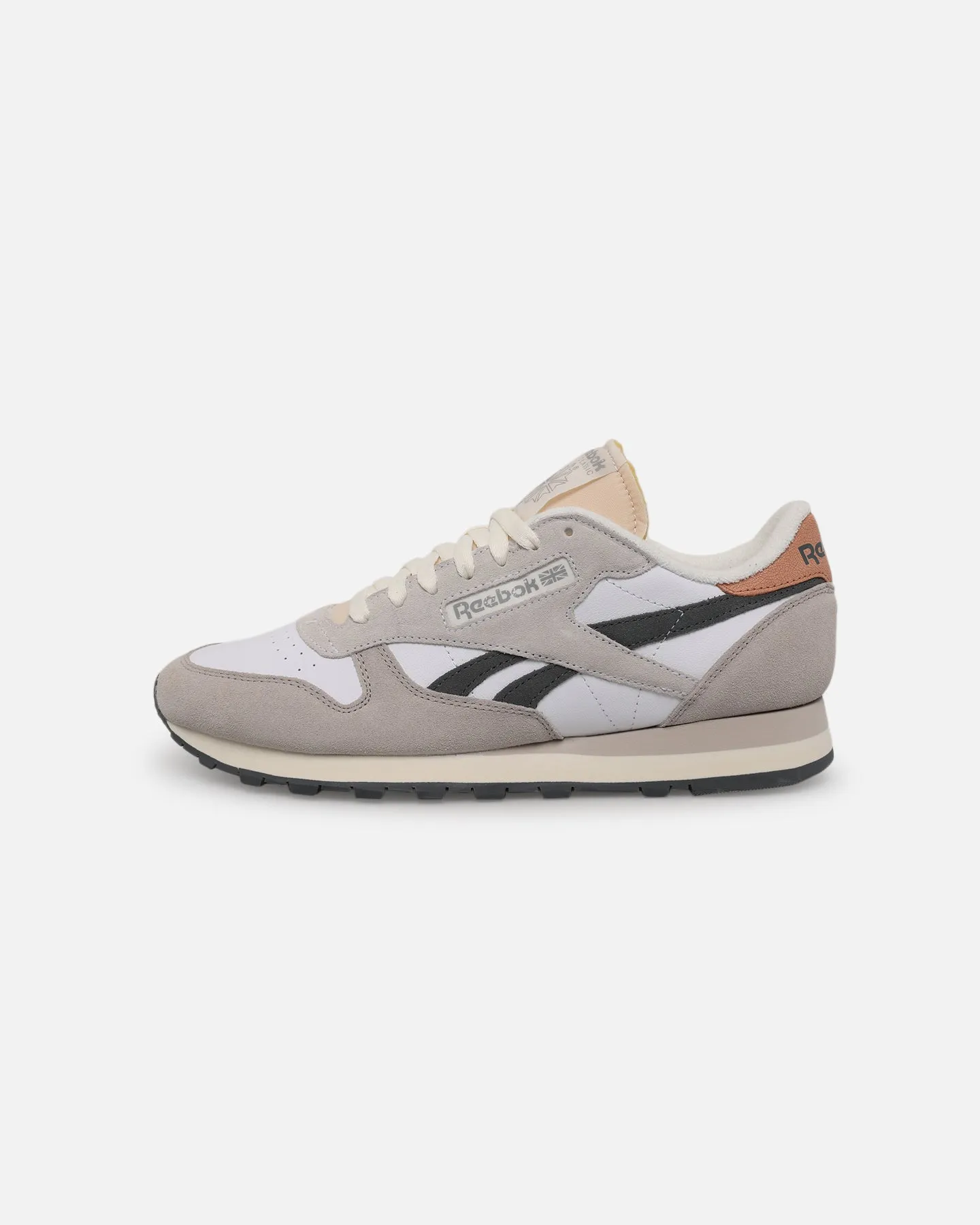 Reebok Classic Leather White/Grey ShockDispersion