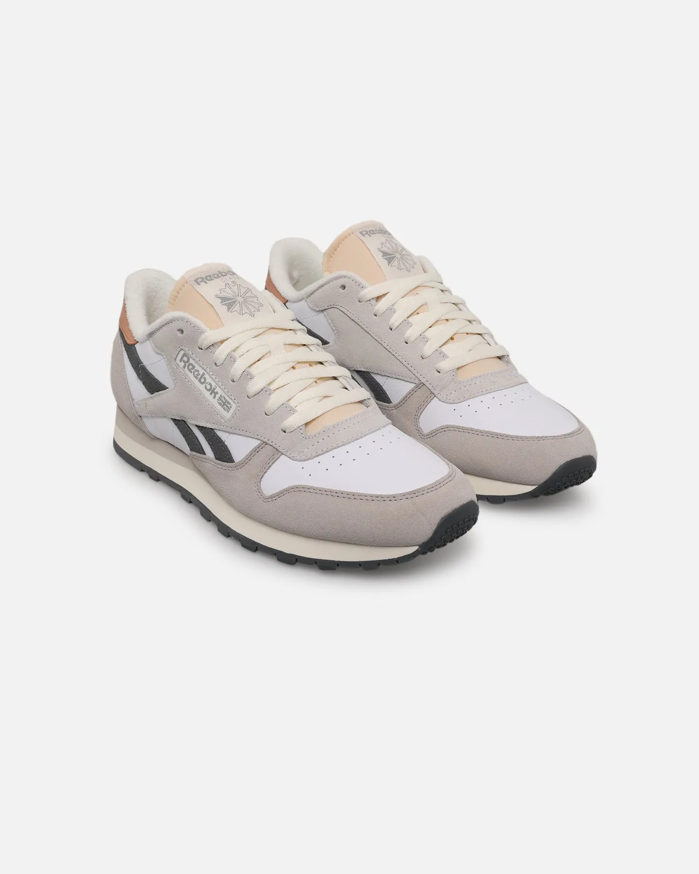 Soft Grip Reebok Classic Leather White/Grey