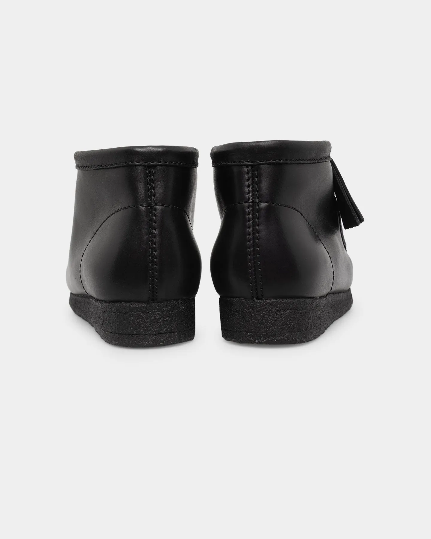 Clarks Originals Wallabee Boot (M) Black Leather Outfit Key Trend Glow