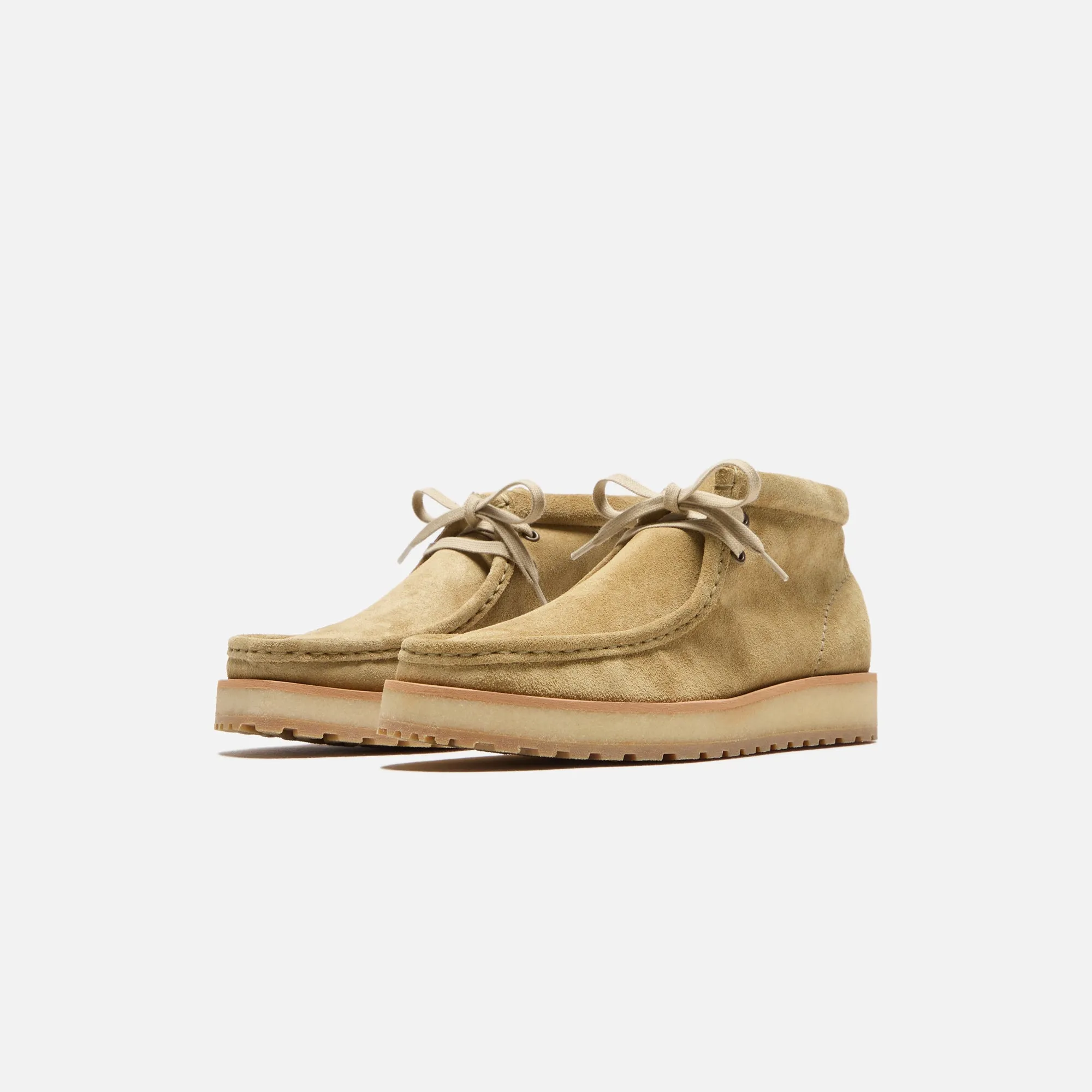 Clarks Wallabee Scout - Dark / Sand / Suede Shock Absorbing Functional Minimalist
