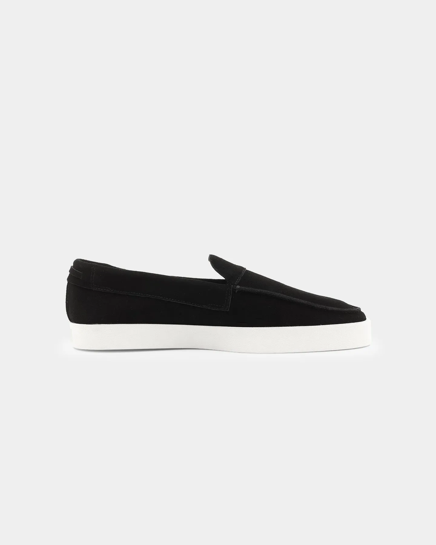 Gym Quick Feather Light Travel Enthusiasts Saint Morta Hemisphere Suede Slip On Loafer Black/White