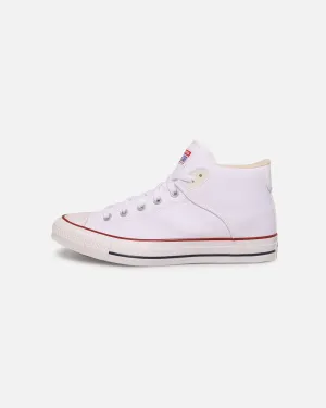 Durable Fabric Flexible Fit Frequent Travelers Converse Chuck Taylor All Star Tremont Street Mid White