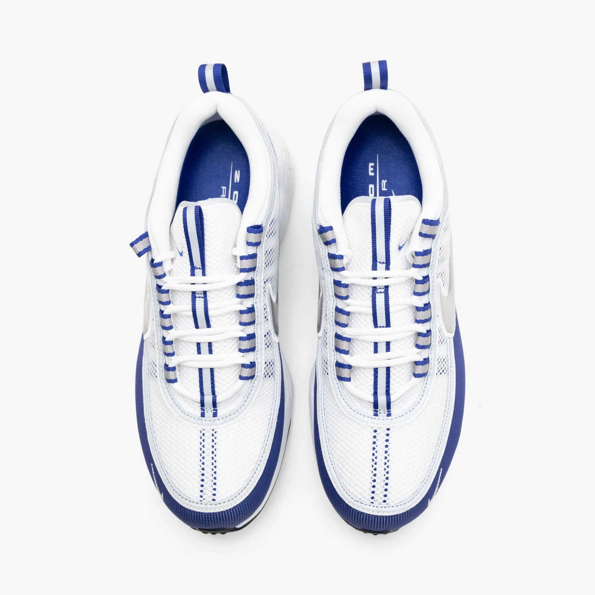 Wind Safe Drop Step Nike Air Zoom Spiridon SP White / Metallic Silver - Light Concord