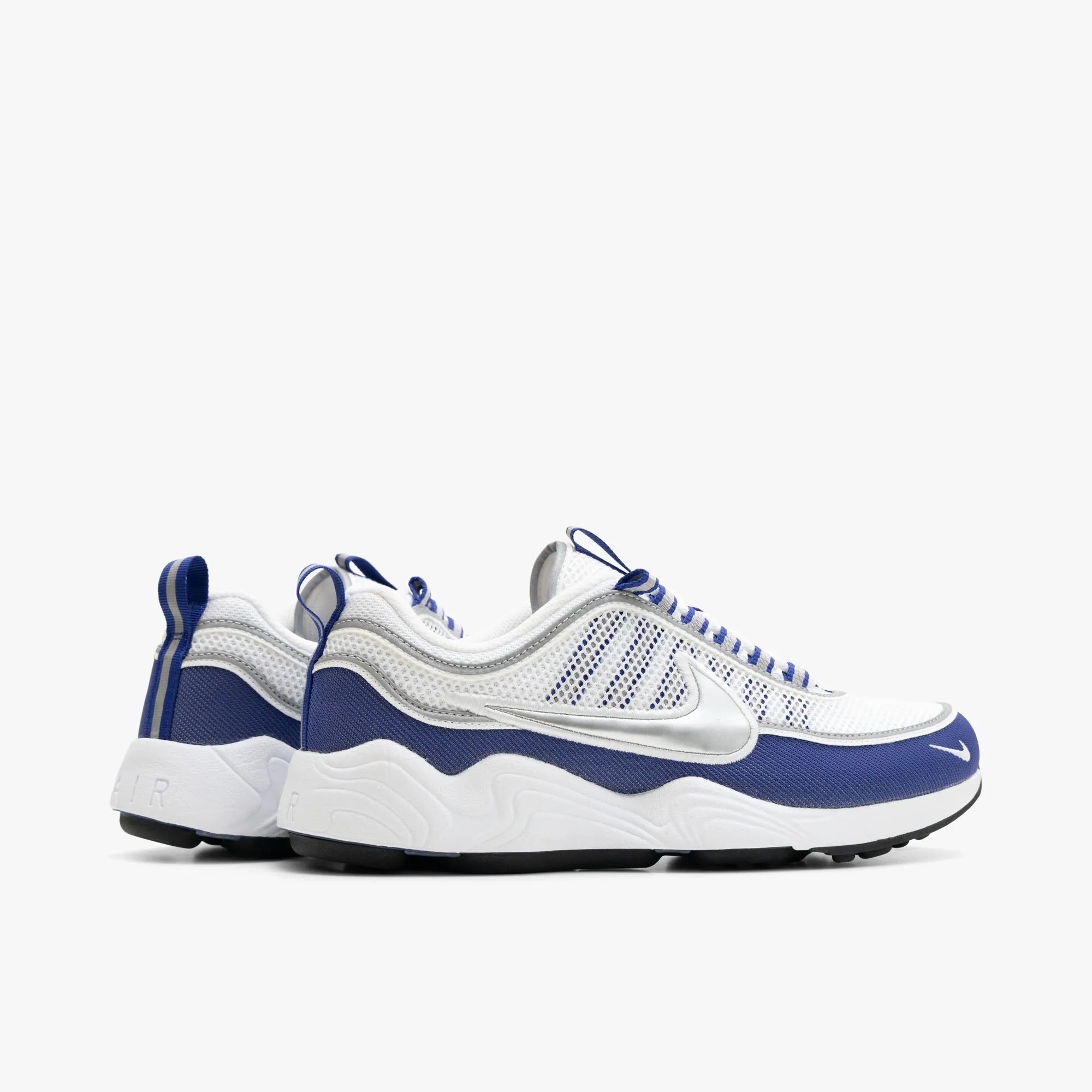 Nike Air Zoom Spiridon SP White / Metallic Silver - Light Concord Outfit Upgrade Supportive Fit