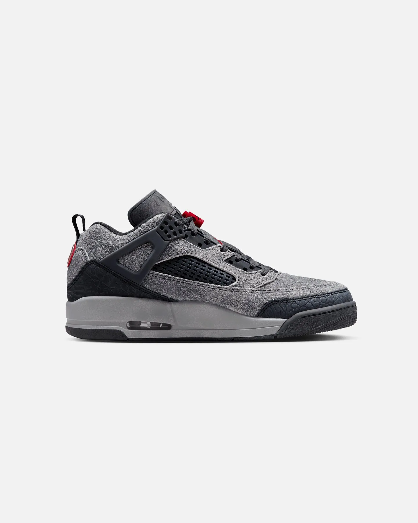 Jordan Spizike Low Anthracite/Gym Red Enhanced grip