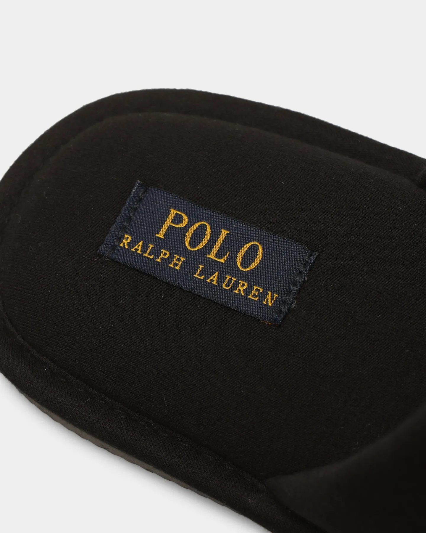 Polo Ralph Lauren Klarence Repeat PP Slippers Black Airport Easy
