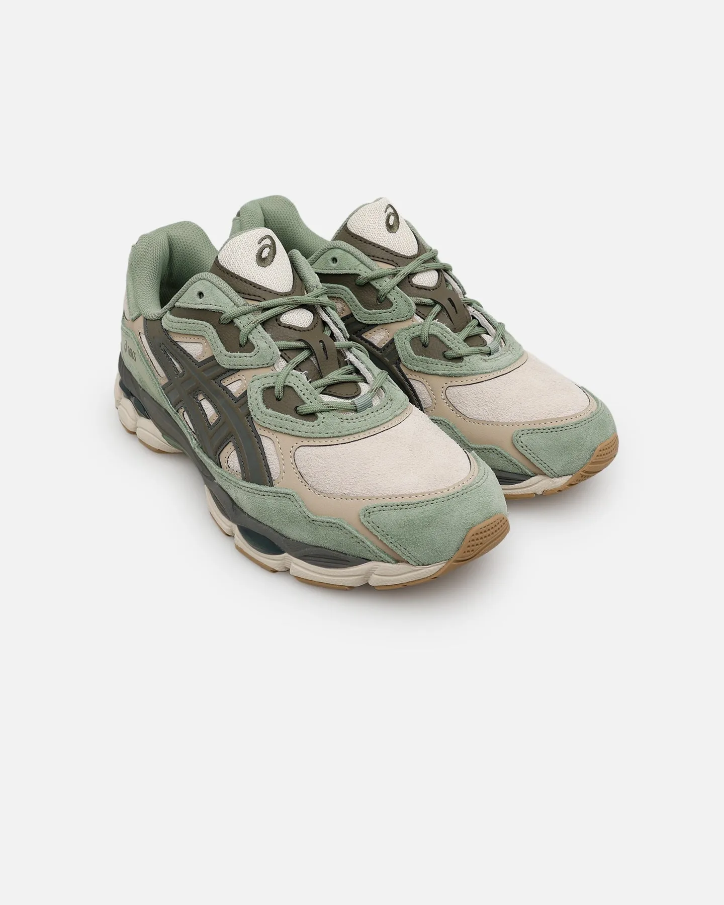 Memory Foam Casual Wear Quick Drying Weekend Errands Asics Gel-NYC 'Hairy Suede' Olive