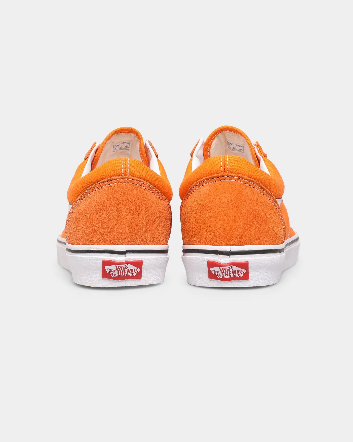 Vans Old Skool Orange Tiger/True White Stretch Fabric Travel Light