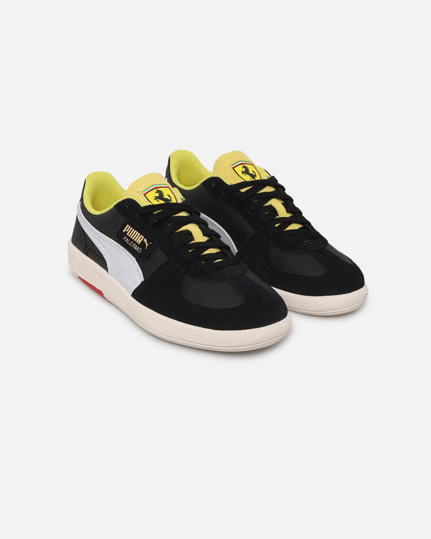 Puma X Scuderia Ferrari Palermo Black Street Inspired Supportive Heel