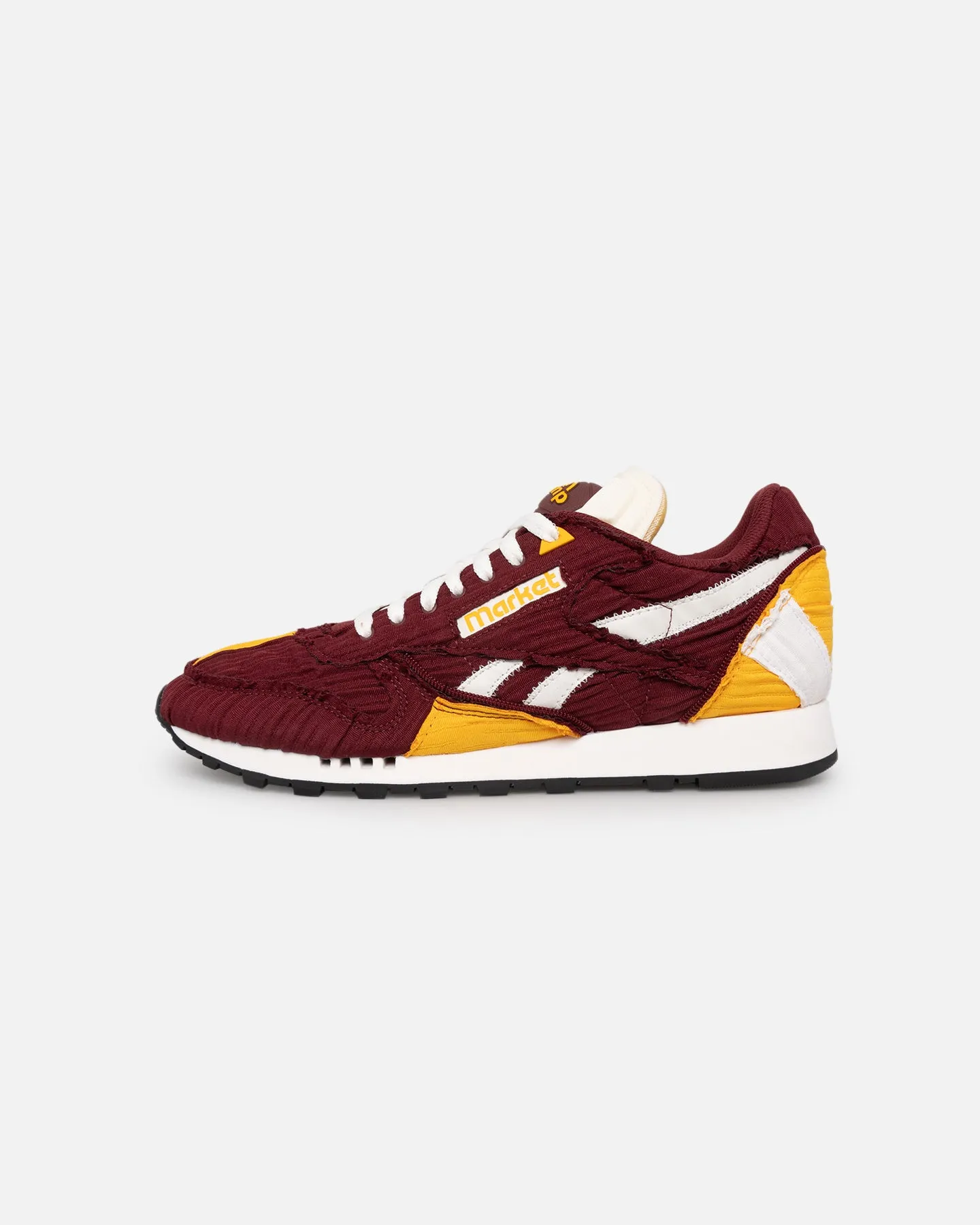 Cushioned Base Busy Professionals Sail Vibe Reebok X MARKET Classic Leather Pump Burgundy/Gold