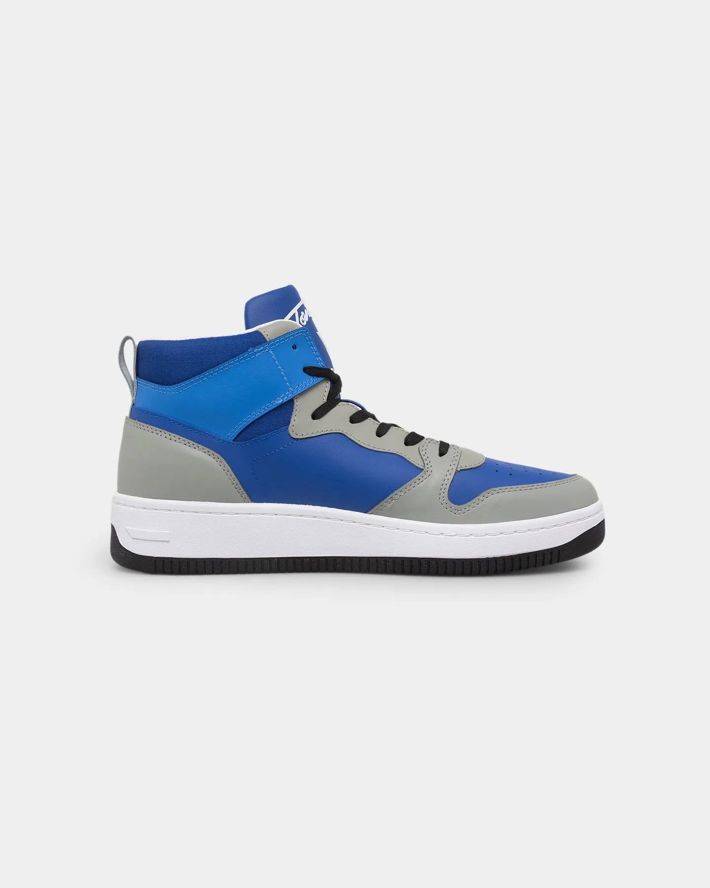 Tommy Jeans Mid Pop Basketball Trainers Cobalt Pose Ready London Cool