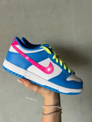 Neon Swarovski Womens Nike Dunk Shoes Hold Hike