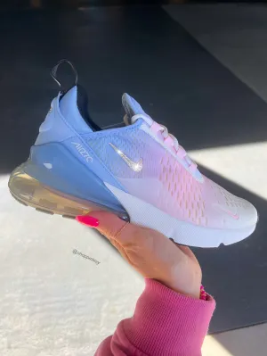 Indoor Wear Snack Step Cotton Candy Ombre Swarovski Women's Nike Shoes Air Max 270