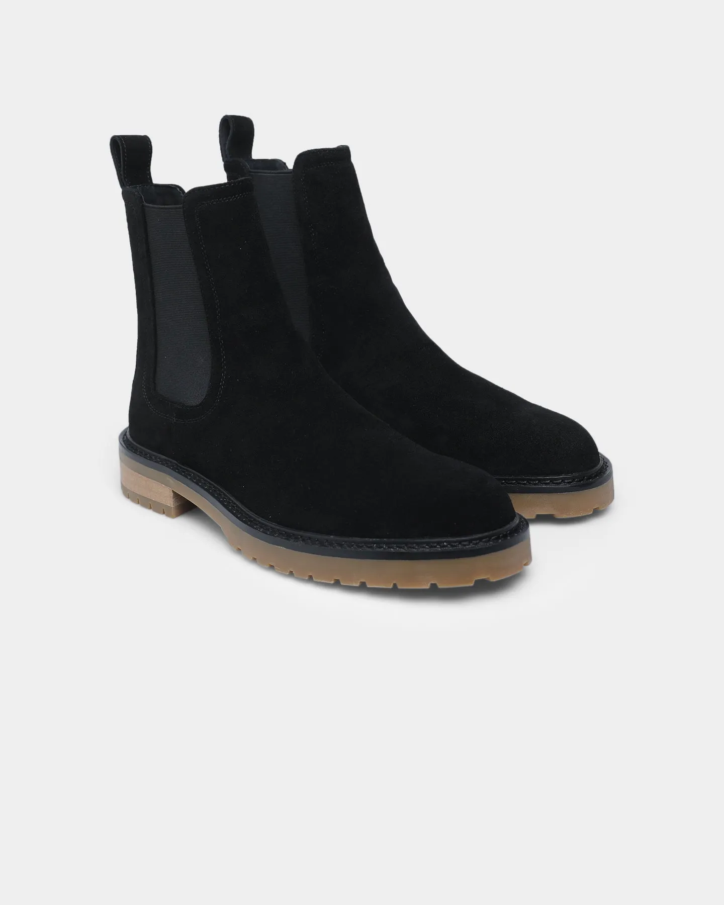 Urban Walk Saint Morta Chunky Chelsea Boot Black/Gum