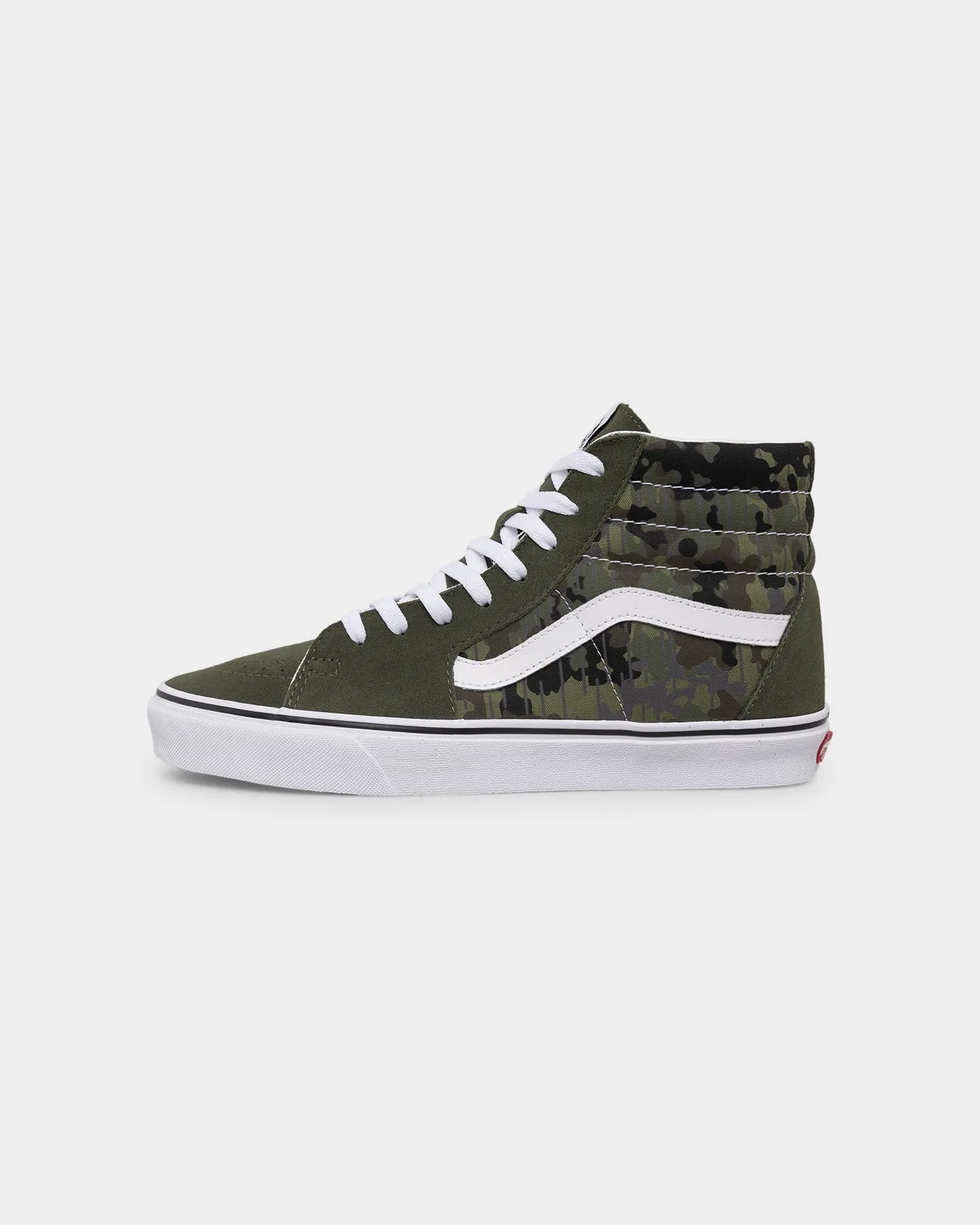 Couple Pair Vans Sk8-Hi Rain Camo Green/Multi