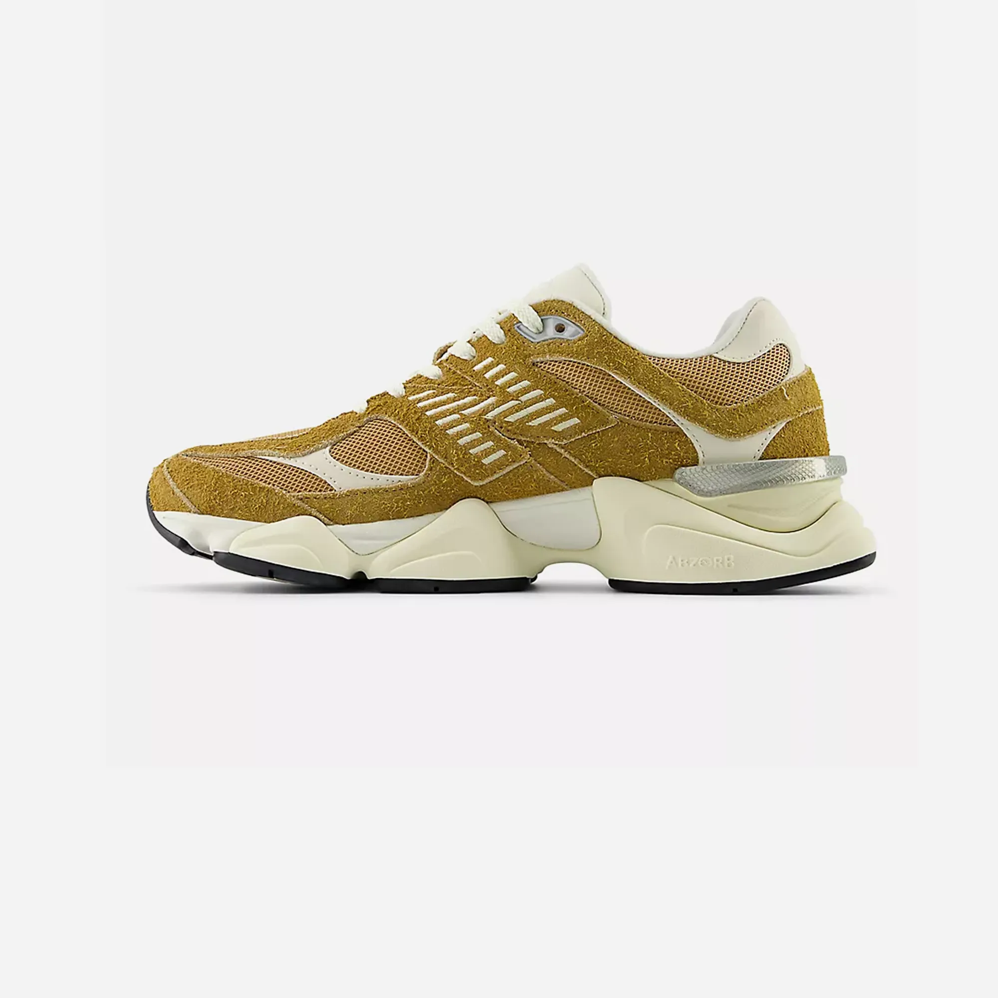 New Balance 9060 Great Plains speed training shoes running in a historic bridge area shoes