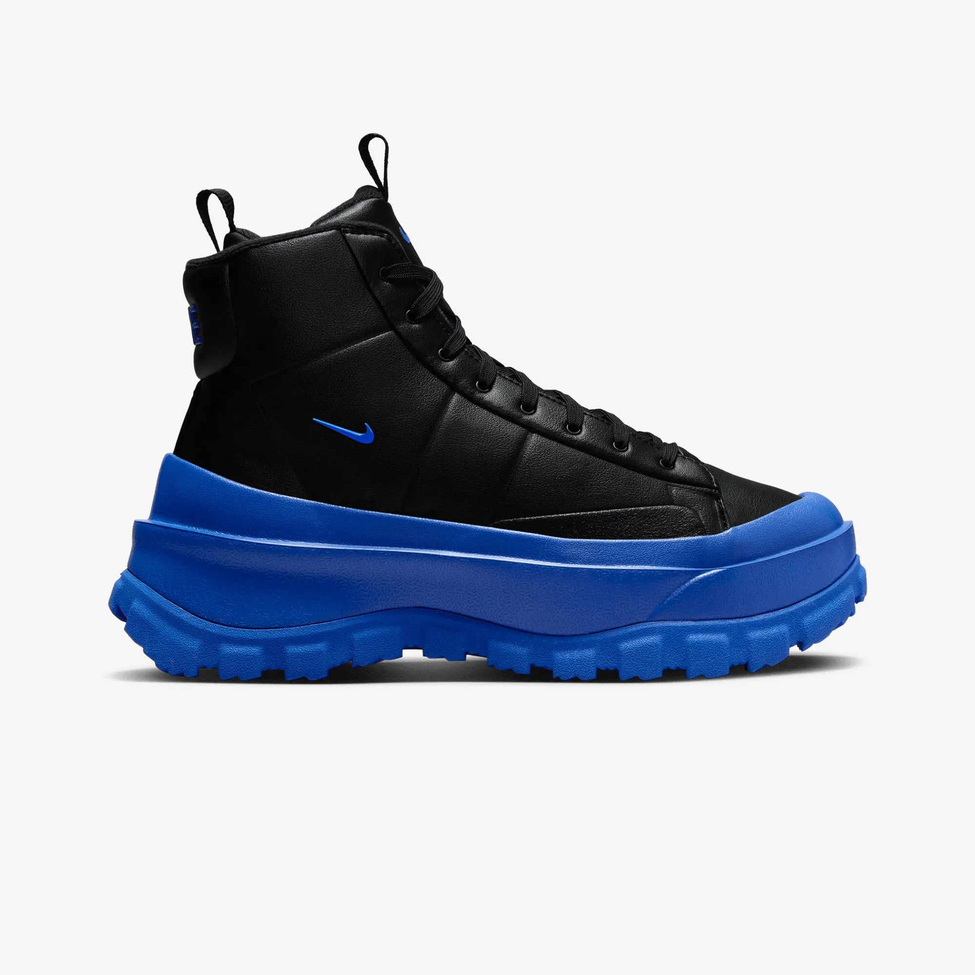 Slip   On Design Football NIKE | BLAZER ROAM MID { BLACK/RACER BLUE