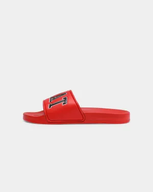 Arch Support Urban Walkers Linen Air Goat Crew Arch Logo Slide Red/Black