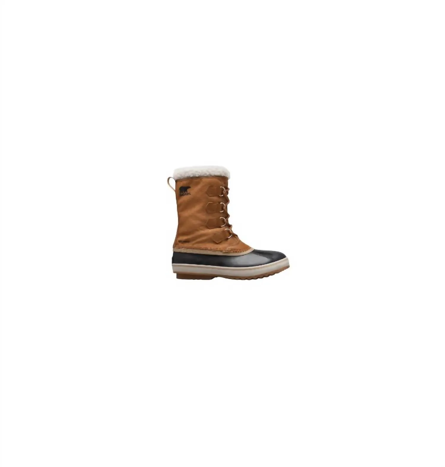 Men's 1964 Pac Nylon Waterproof Winter Boots In Camel Brown, Black Thermal Core City Walking