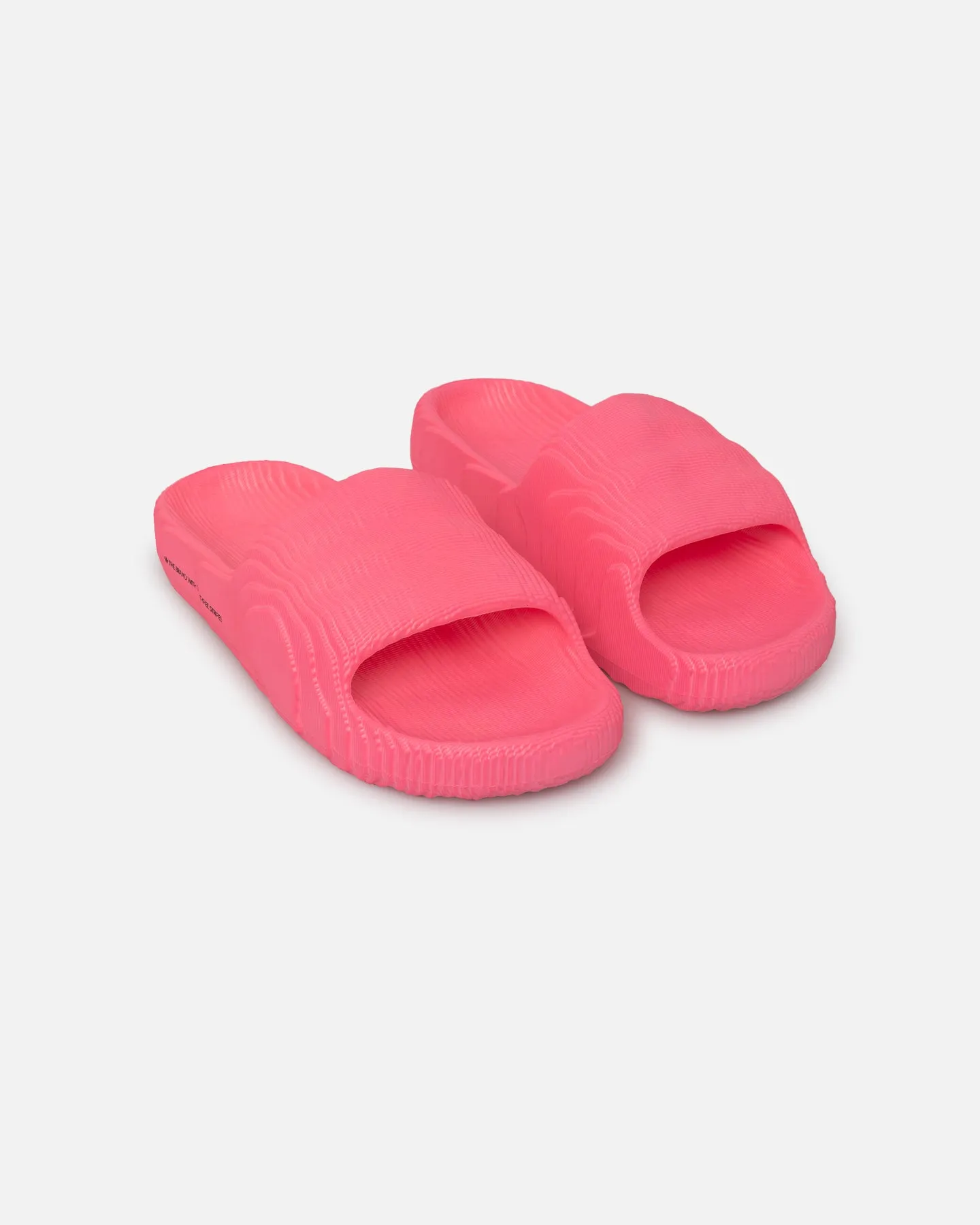 Adidas Adilette 22 Pink Feather Light Travel Enthusiasts Island Step