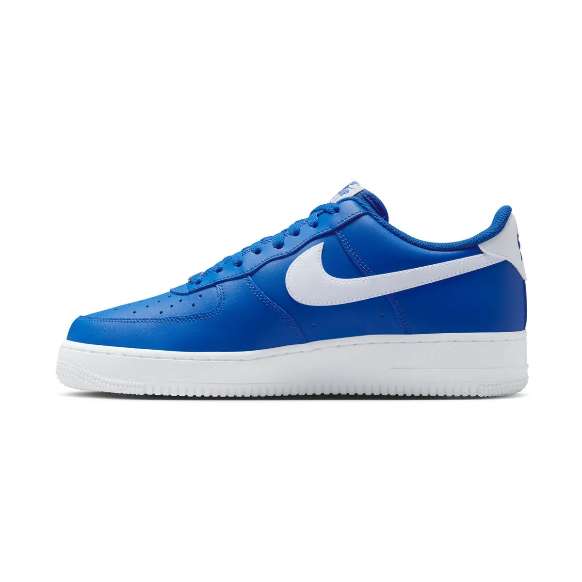 Nike Air Force 1 '07 'College Blue White' Men's Shoes Adaptive Heel Lock Hyper Responsive Cushioning