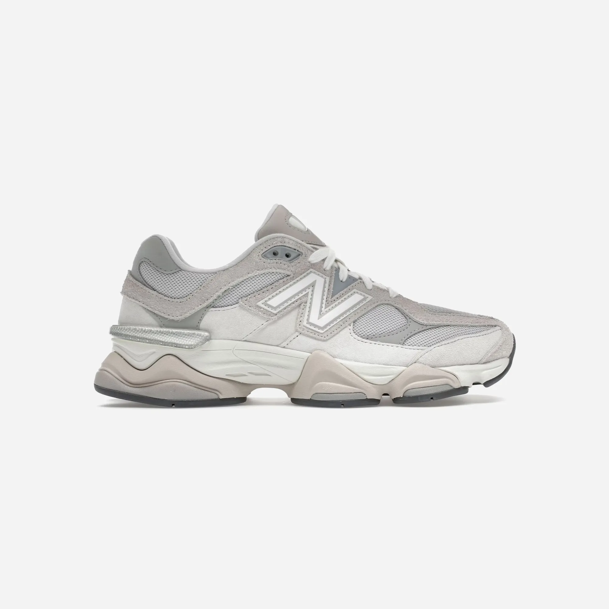 geometric - design shoes retirement - themed running shoes New Balance 9060 Grey