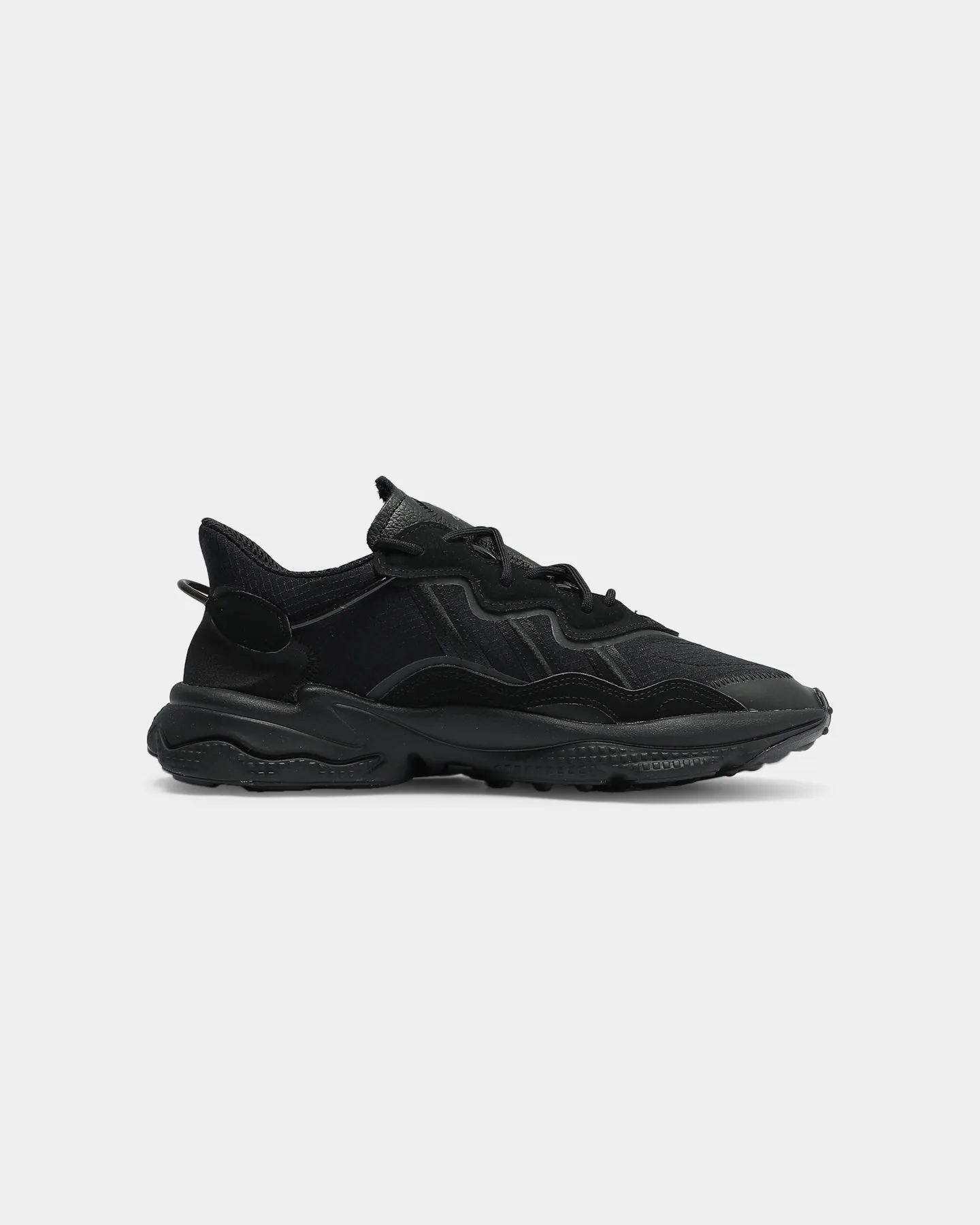 Adidas Ozweego Black/Black/Grey Clean Step zipper