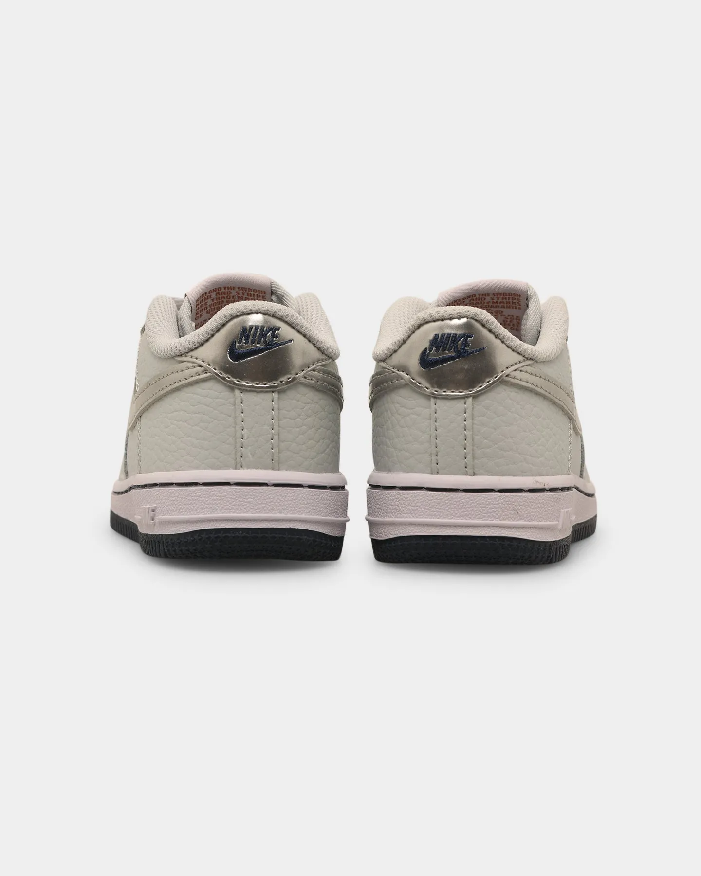Nike Infants' Nike Force 1 Pure Platinum/Metallic Swift Path