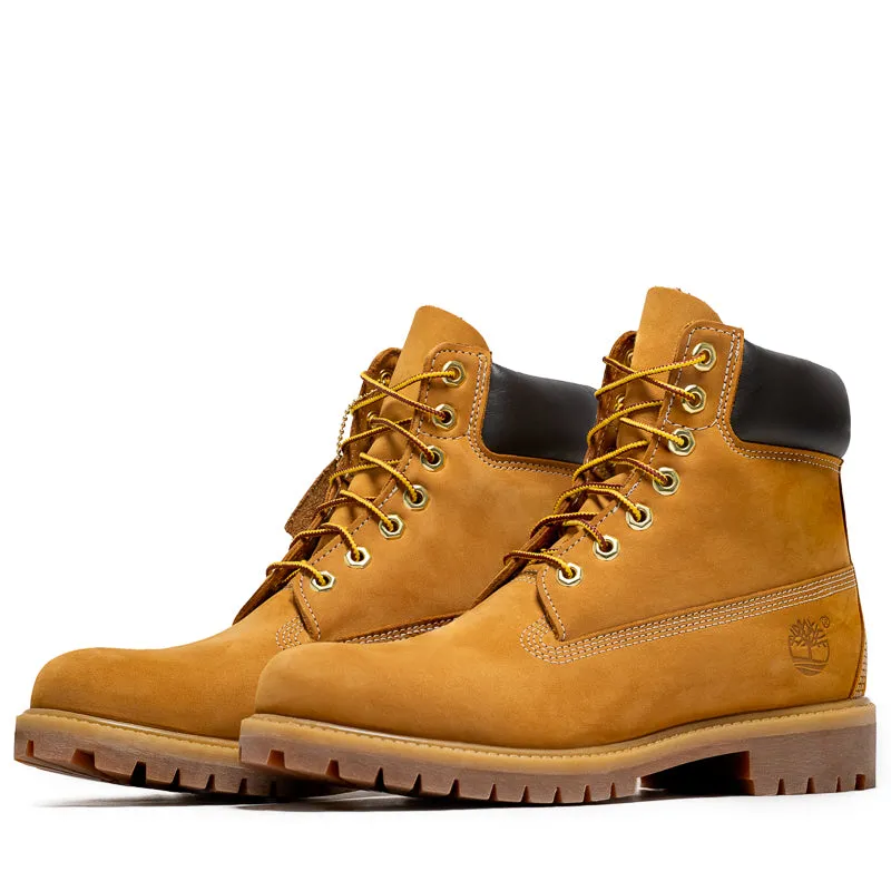 Timberland Premium 6" Lace Up Waterproof Boot - Wheat Classic Touch