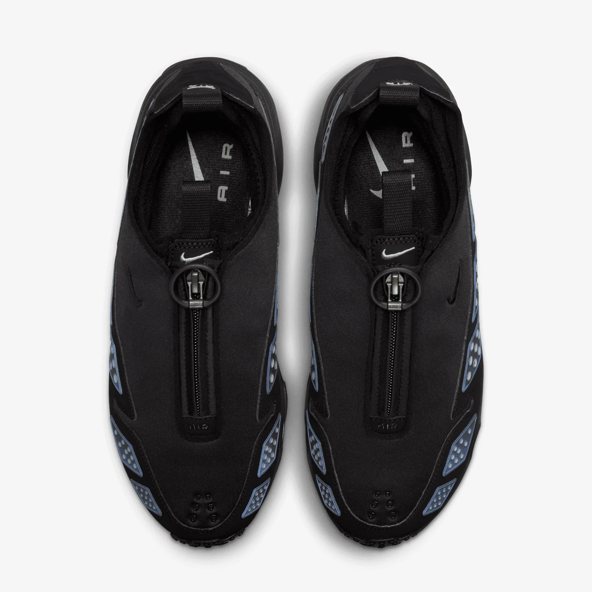 NIKE | AIR MAX SNDR { BLACK & SILVER Slip Assist