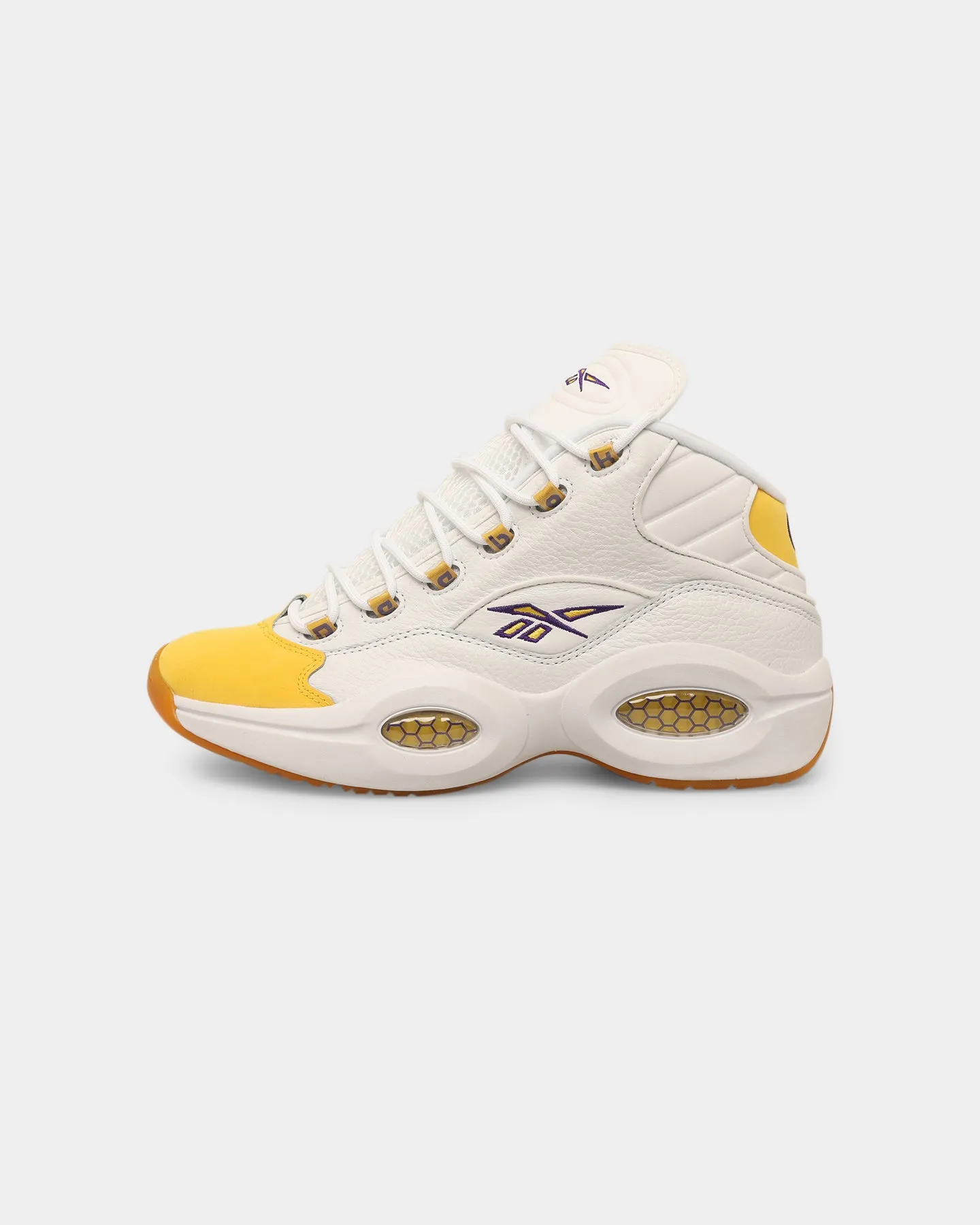 Trend-setting arch Timeless Design Reebok Question Mid White/Yellow