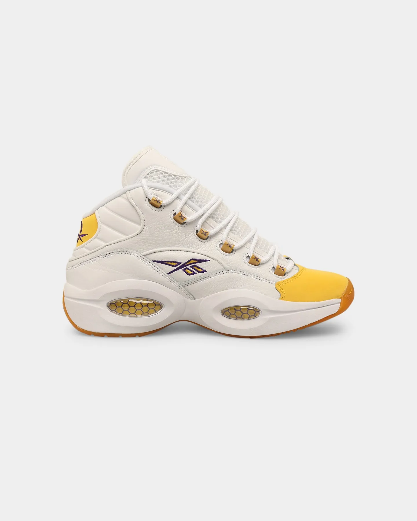 Steady Pace Long Walks Reebok Question Mid White/Yellow