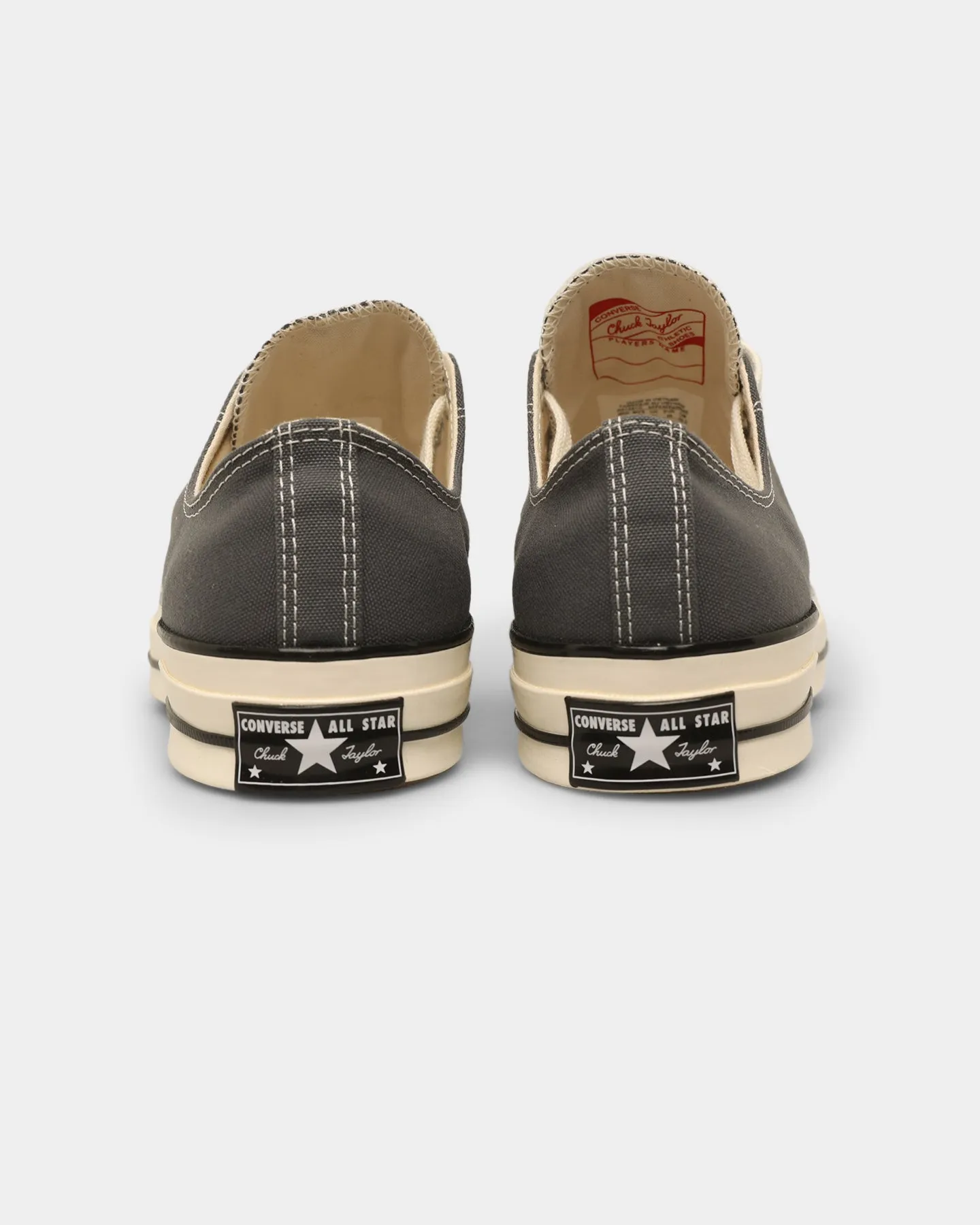 Converse Chuck 70 Low Vintage Canvas Iron Grey/Egret Adjustable Straps Skate Cool