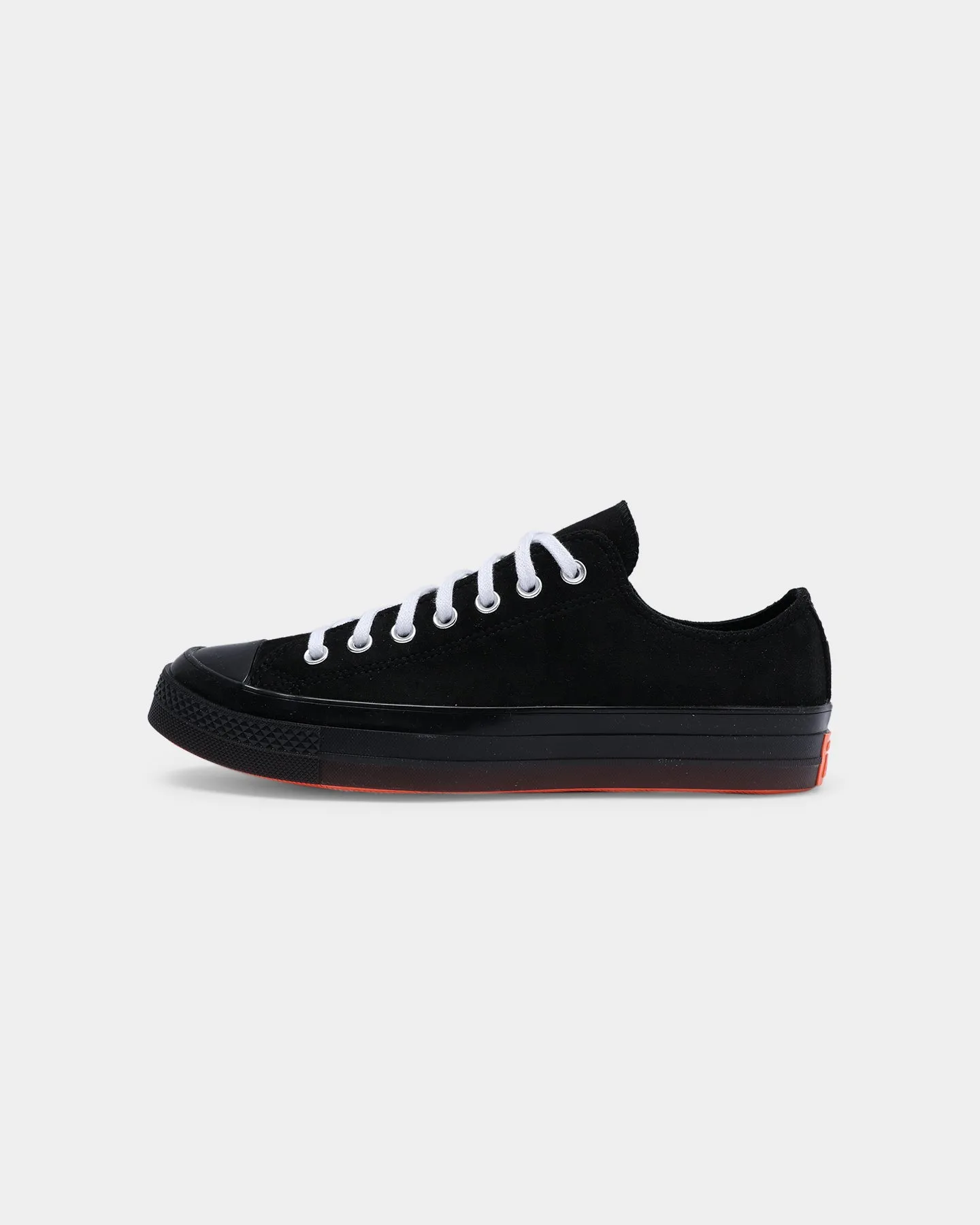 Converse Chuck Taylor All Star CX Stretch Suede Low Top Black/Mango/White Padded Comfort Wellness Seekers Gym Quick