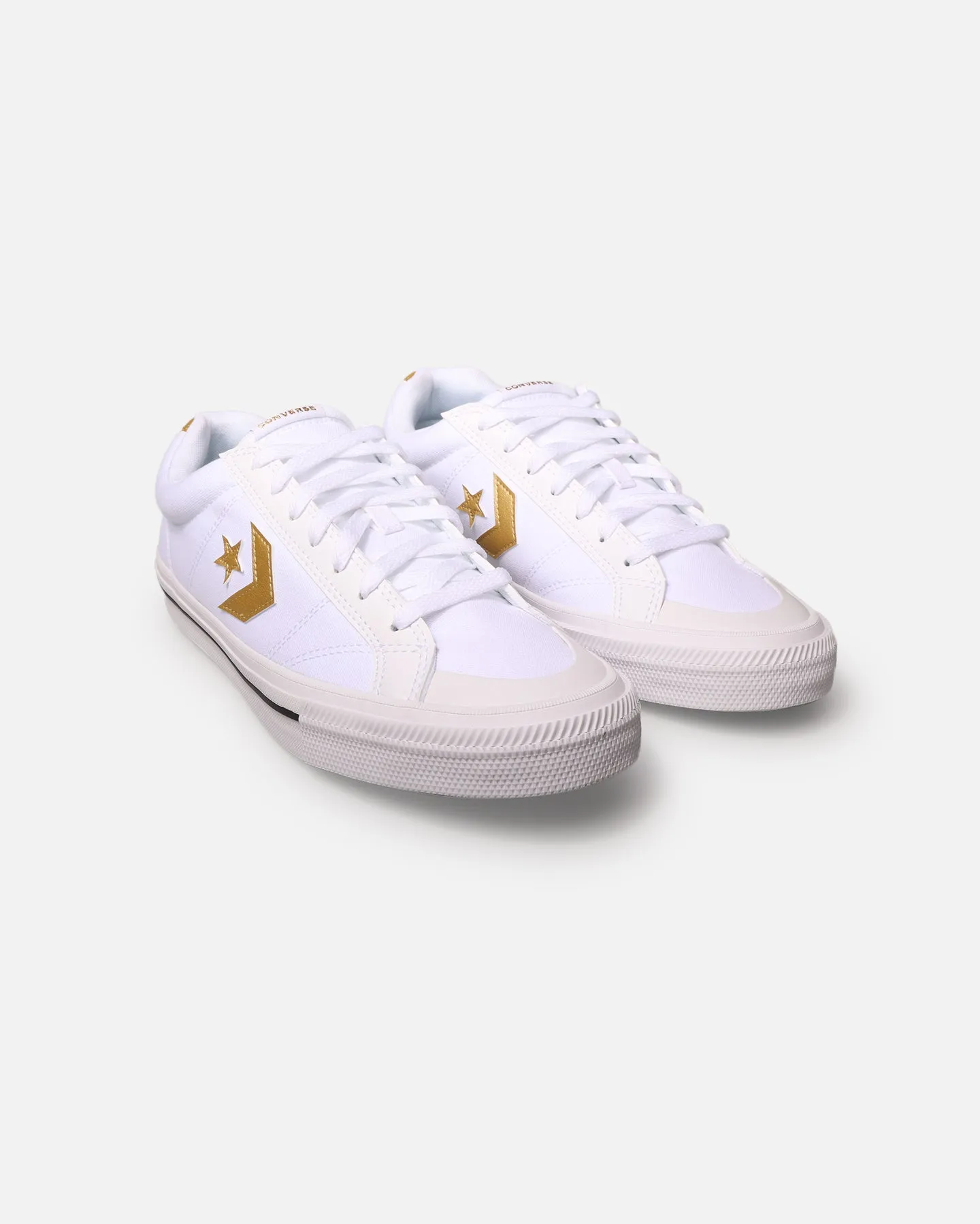 Converse Sport Casual Low White/Gold Exclusive traction Training Pulse
