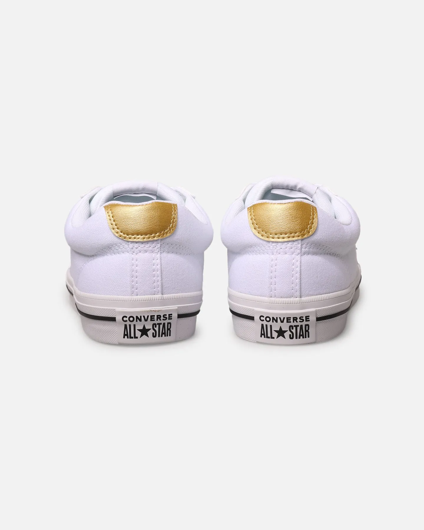 Converse Sport Casual Low White/Gold Thickened Collar