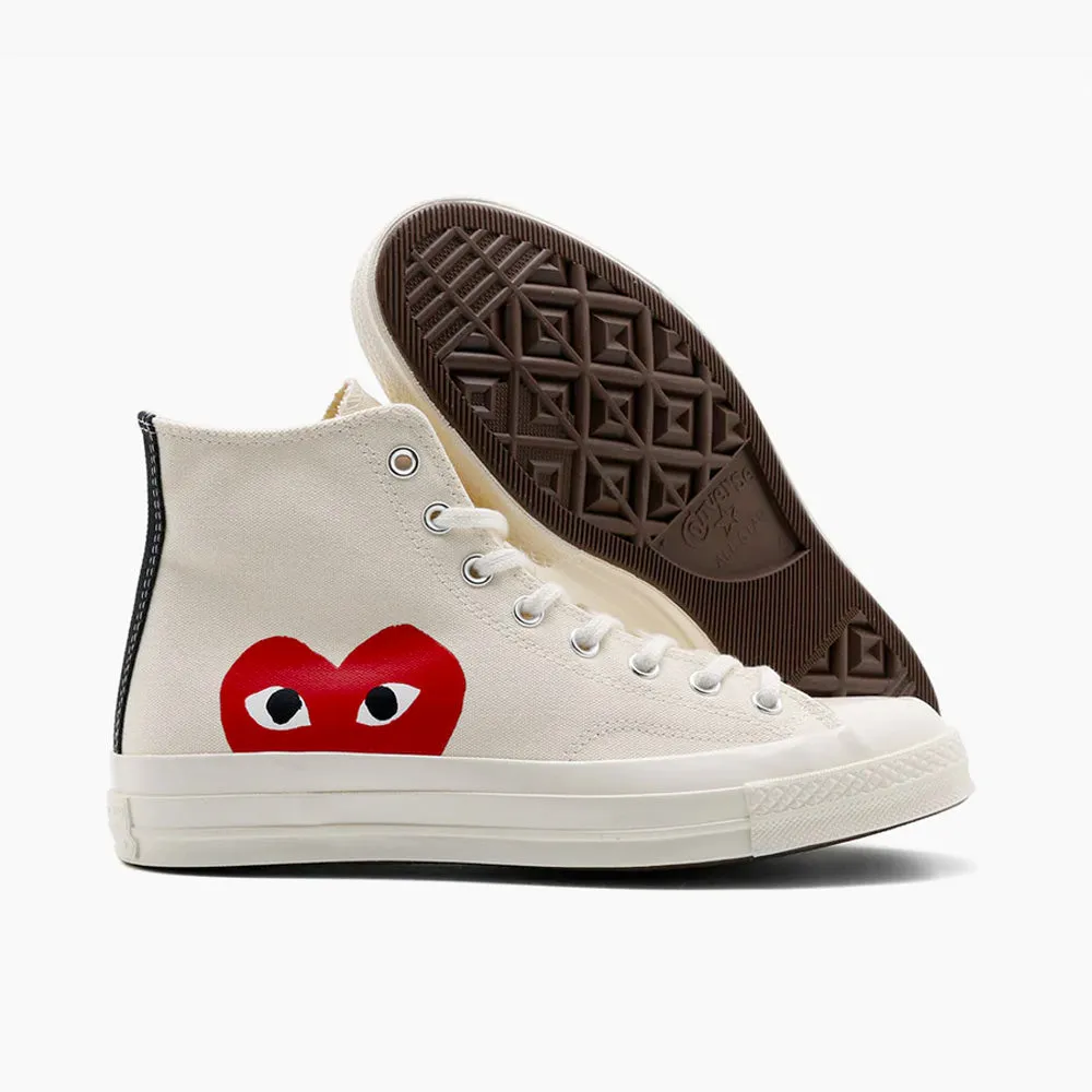 Travel Wear Converse x COMME des GAR?ONS PLAY Chuck Taylor Hi / Beige