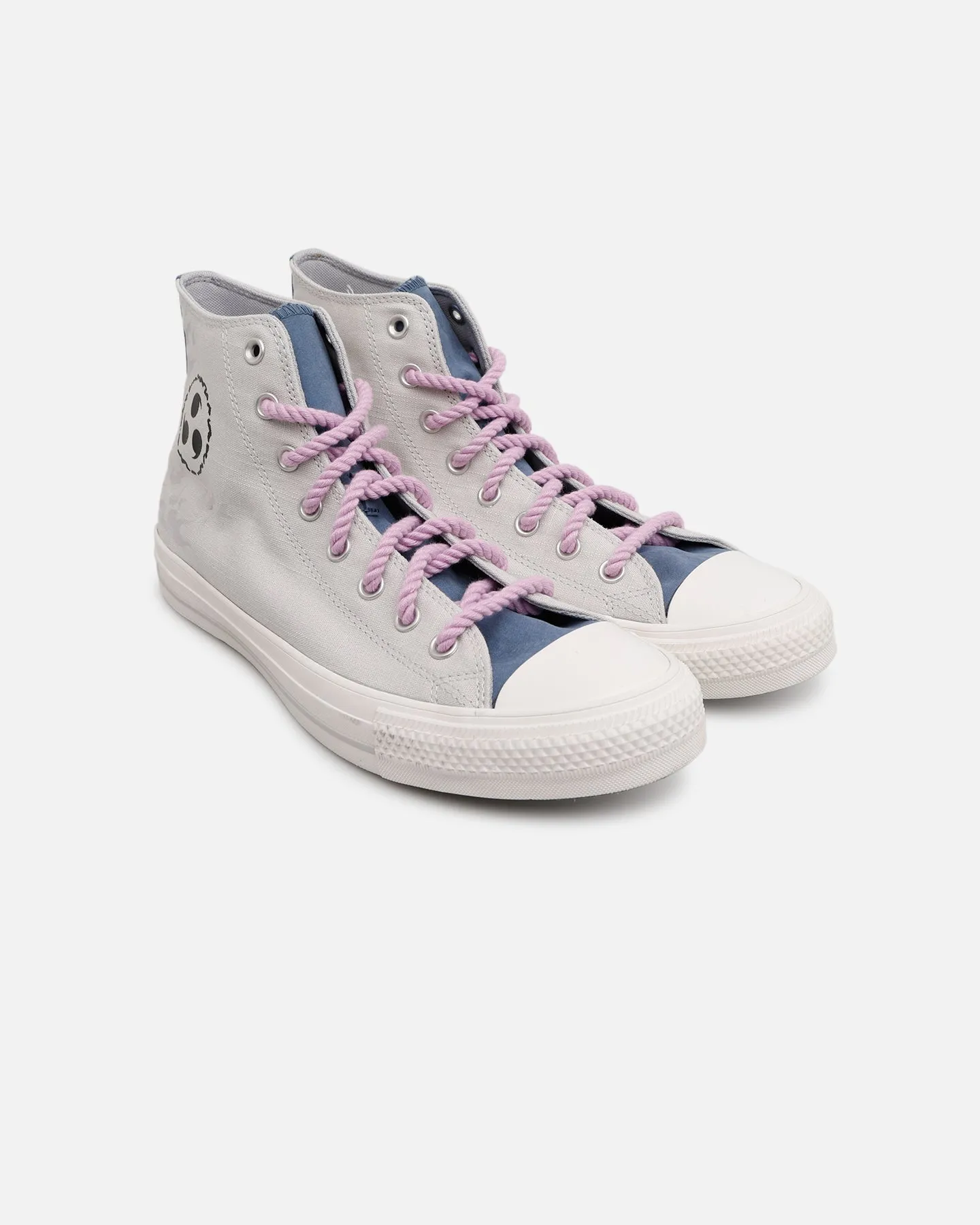 Converse x Naruto Chuck 70 All Star "Sasuke" Lilac Cushioned heel Lightweight Form Rainy Day