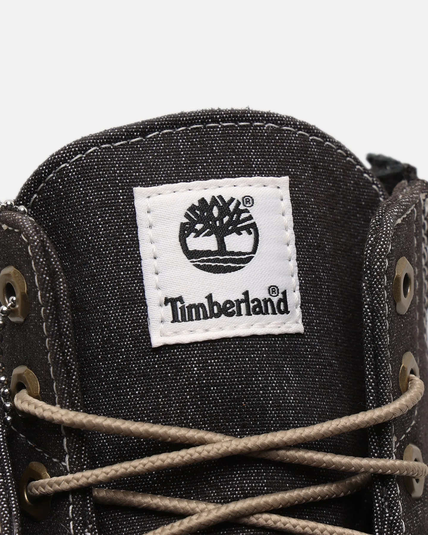 Timberland X Culture Kings 6" Black Denim Premium Boot Black Denim Comfort support Pure Black