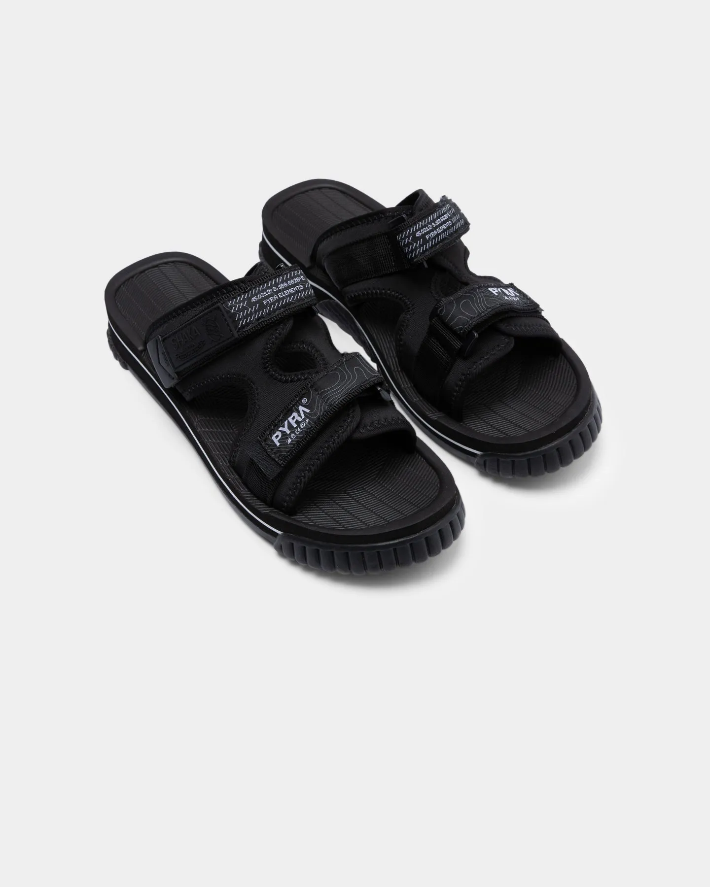 Arch Support Wellness Seekers Joy Mood PYRA Men's PYRA? x Shaka Chill Out Sandal Black